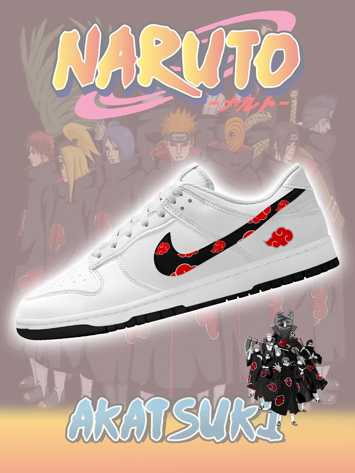 Akatsuki V.1 Custom Court-Low Sneakers Akatsuki V.1 Custom Court-Low Sneakers Sneakatelier