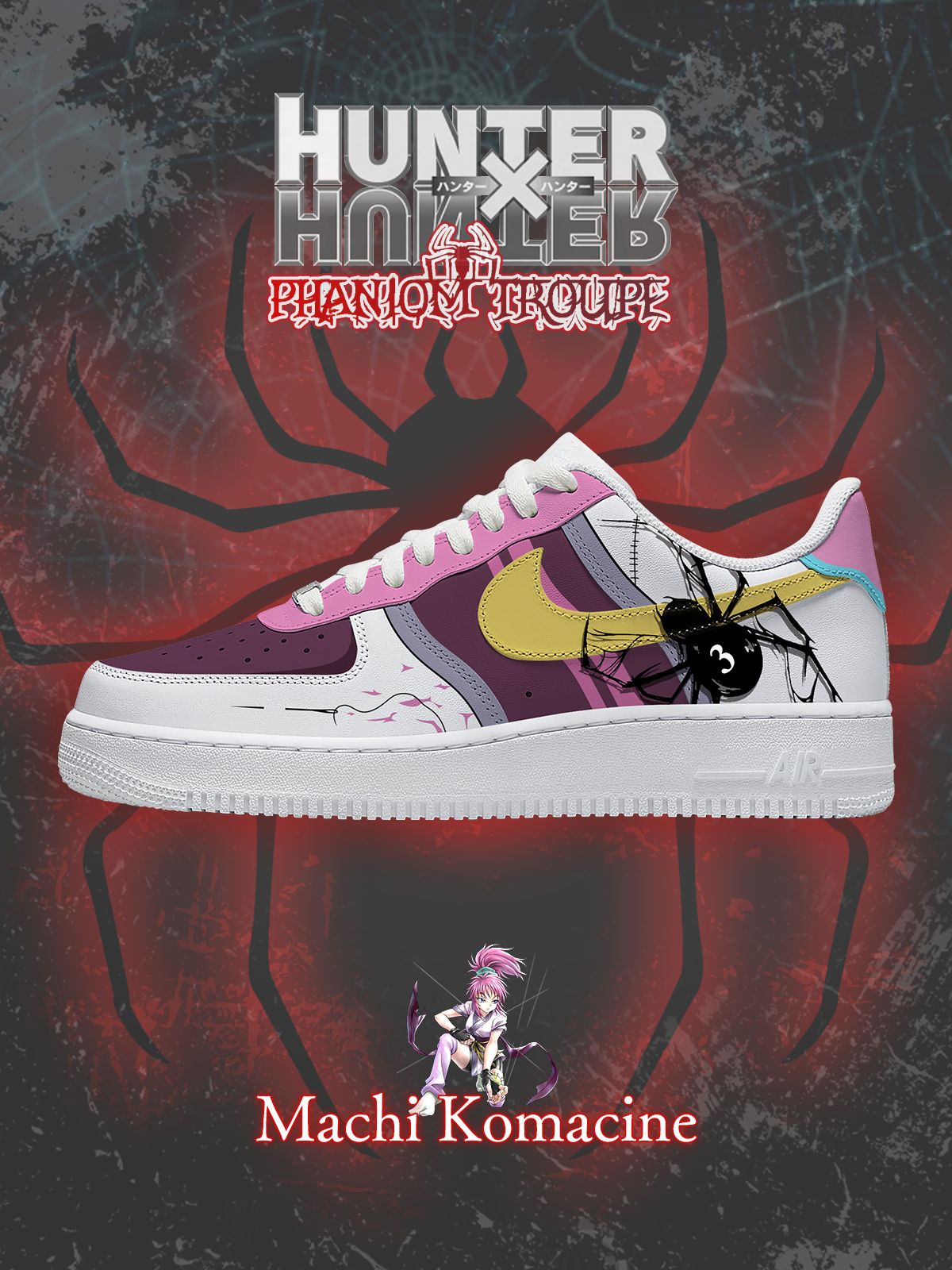 Machi Komacine Custom Sneakers Machi Komacine Custom Sneakers Sneakatelier