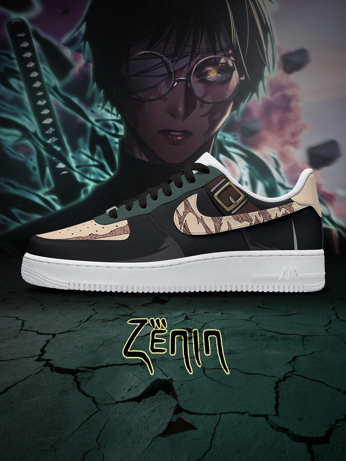 Maki Zenin Custom Sneakers Maki Zenin Custom Sneakers Sneakatelier