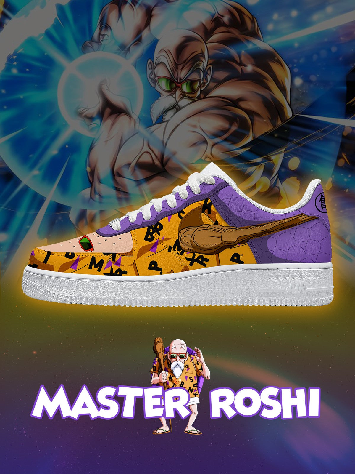 Master Roshi V.1 Custom Sneakers Master Roshi V.1 Custom Sneakers Sneakatelier