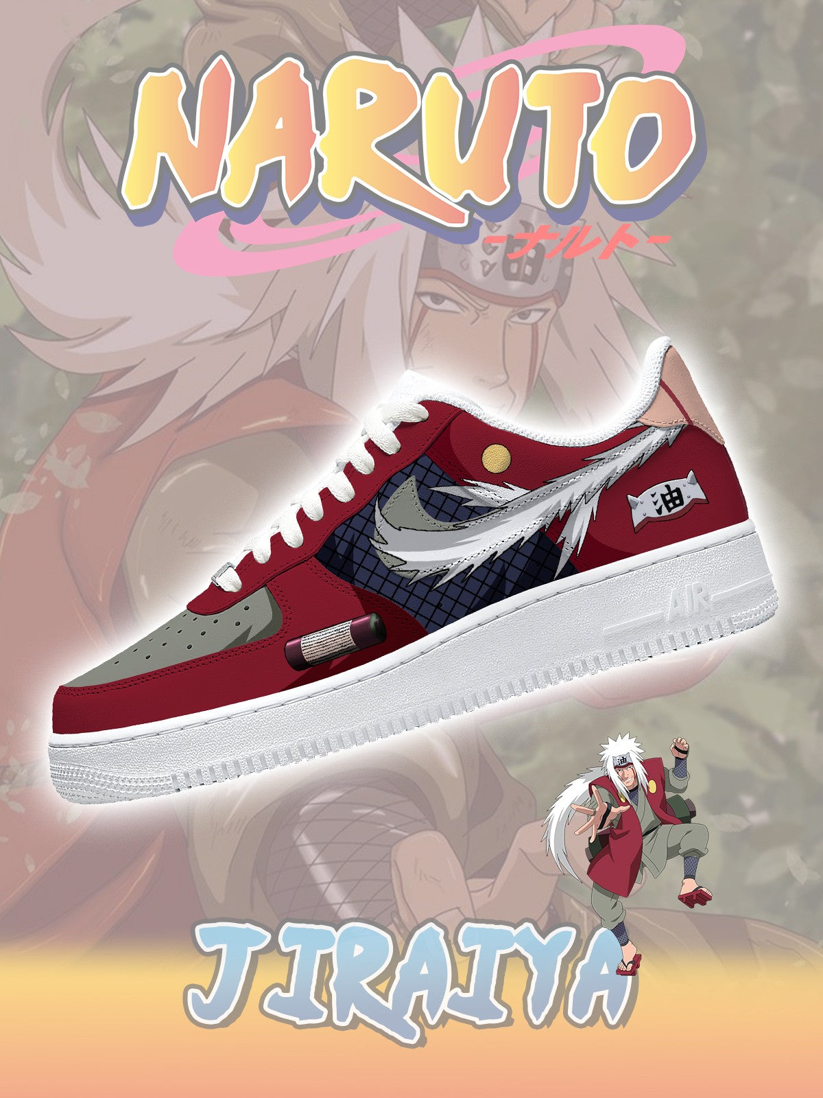 Sannin Jiraiya Custom Sneakers Sannin Jiraiya Custom Sneakers Sneakatelier