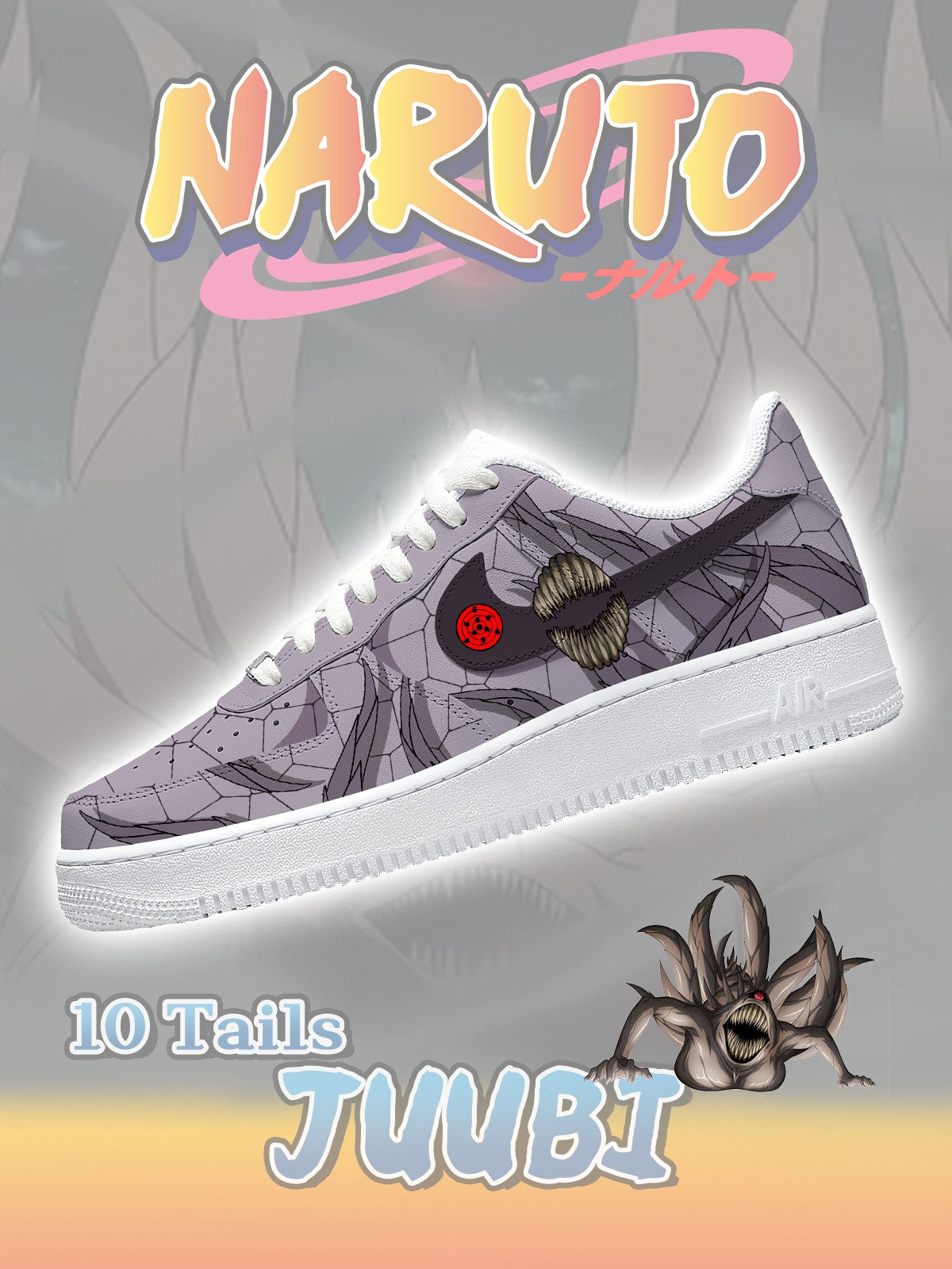 Ten-Tails Juubi Custom Sneakers Ten-Tails Juubi Custom Sneakers Sneakatelier