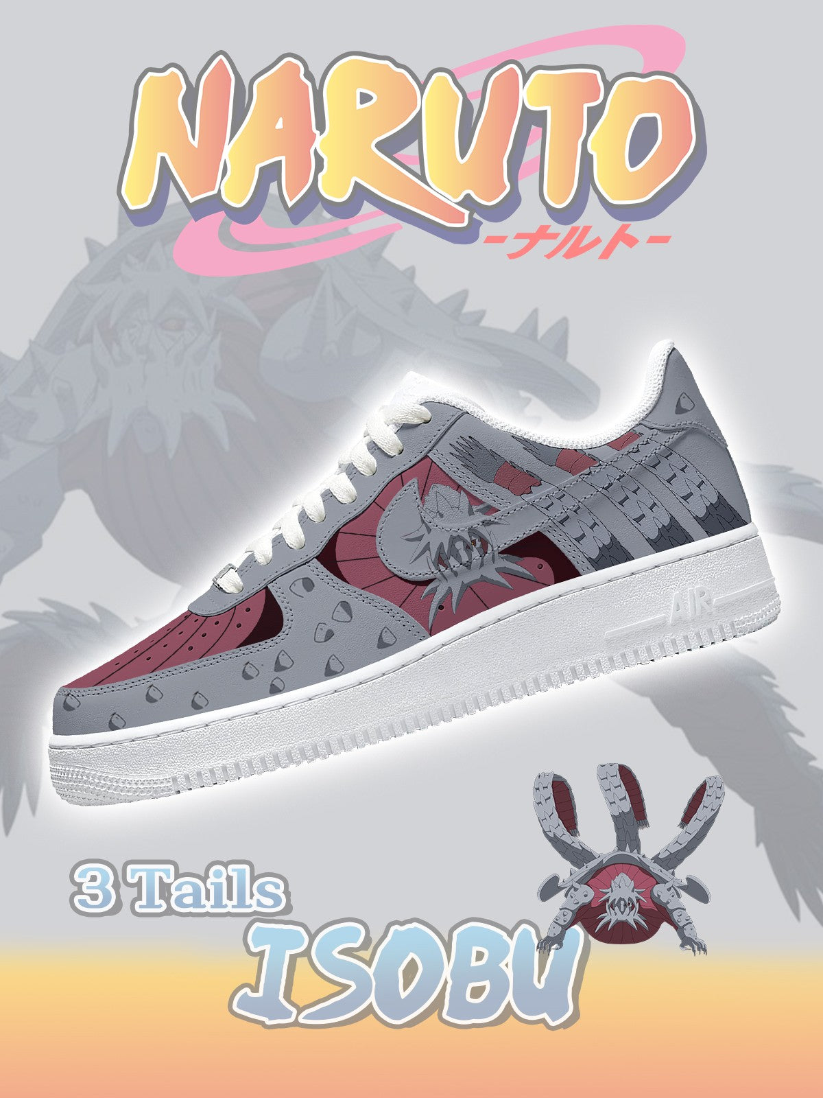 Three-Tails Isobu Custom Sneakers Three-Tails Isobu Custom Sneakers Sneakatelier