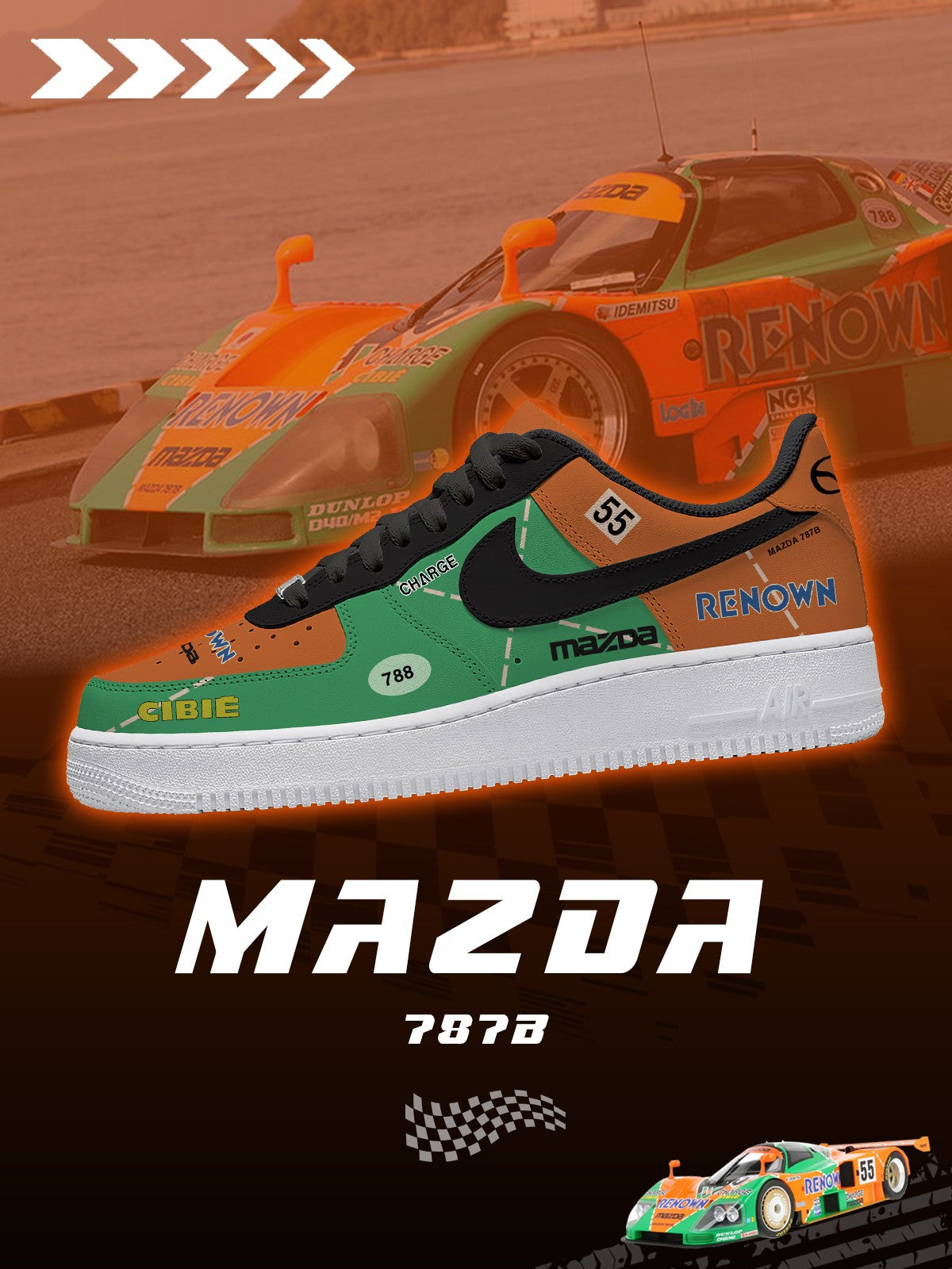 787B V.1 Custom Sneakers 787B V.1 Custom Sneakers Sneakatelier