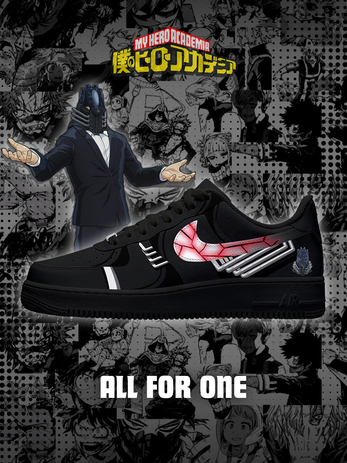 All For One Custom Sneakers All For One Custom Sneakers Sneakatelier