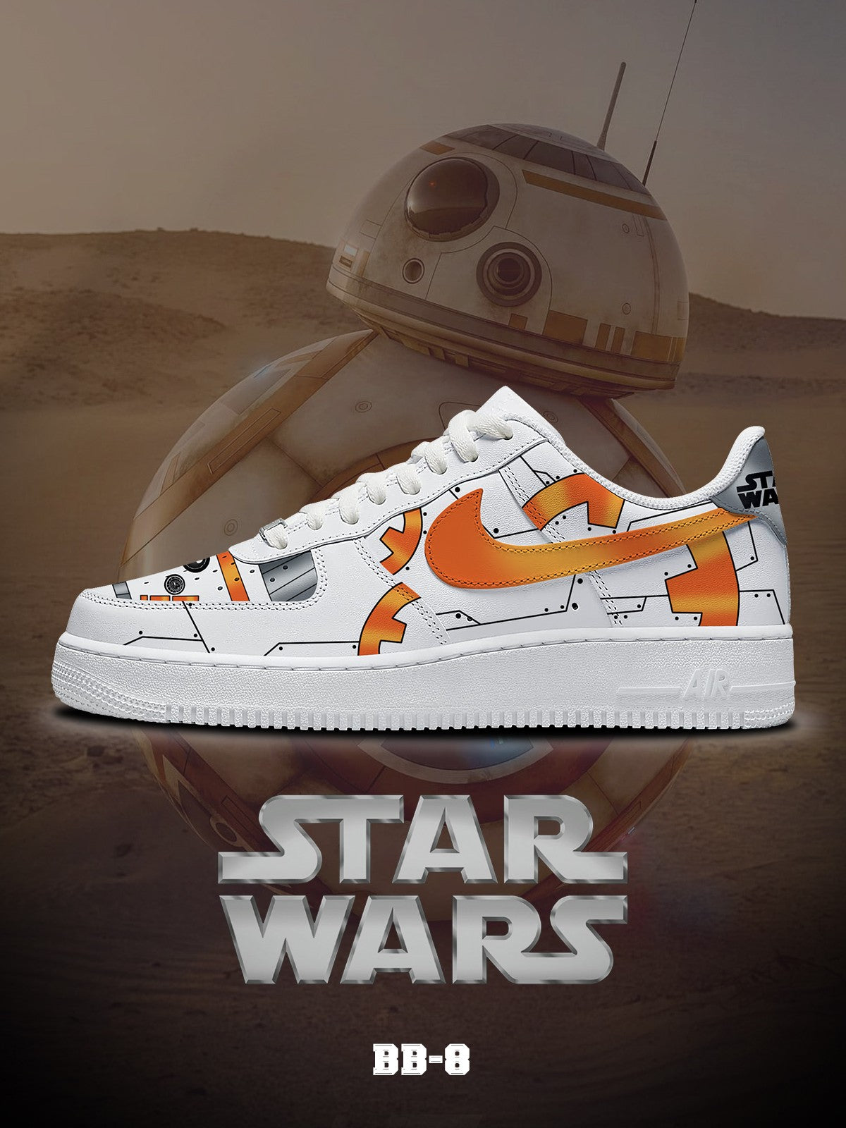 BB-8 V.1 Custom Sneakers BB-8 V.1 Custom Sneakers Sneakatelier