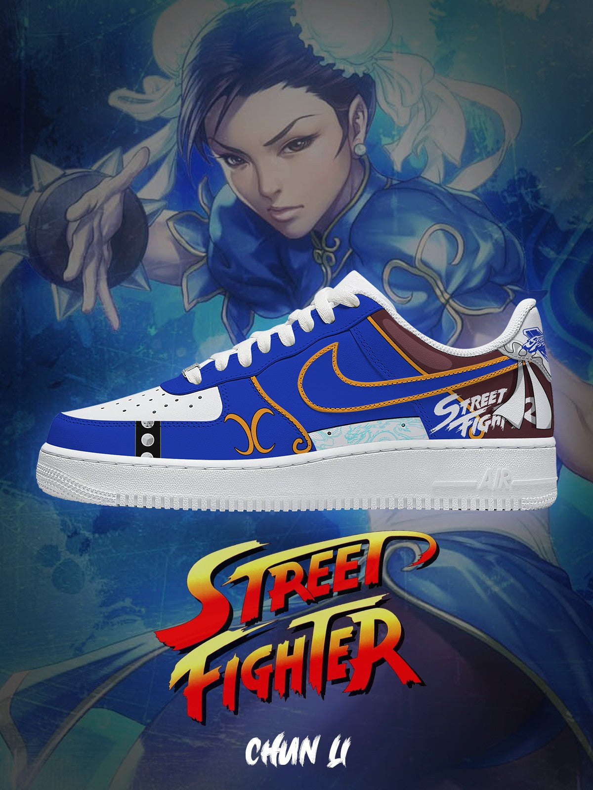 Chun-Li V.1 Custom Sneakers Chun-Li V.1 Custom Sneakers Sneakatelier