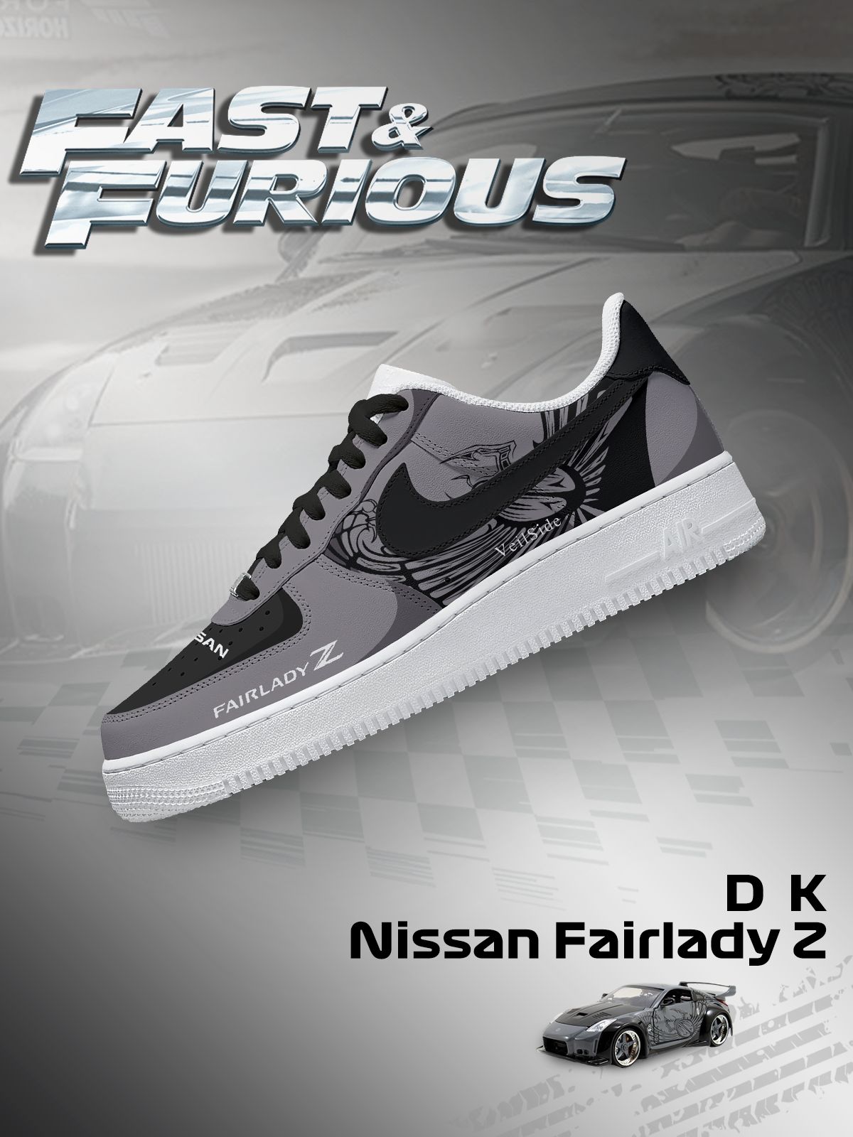 D. K. Fairlady Z Custom Sneakers D. K. Fairlady Z Custom Sneakers Sneakatelier