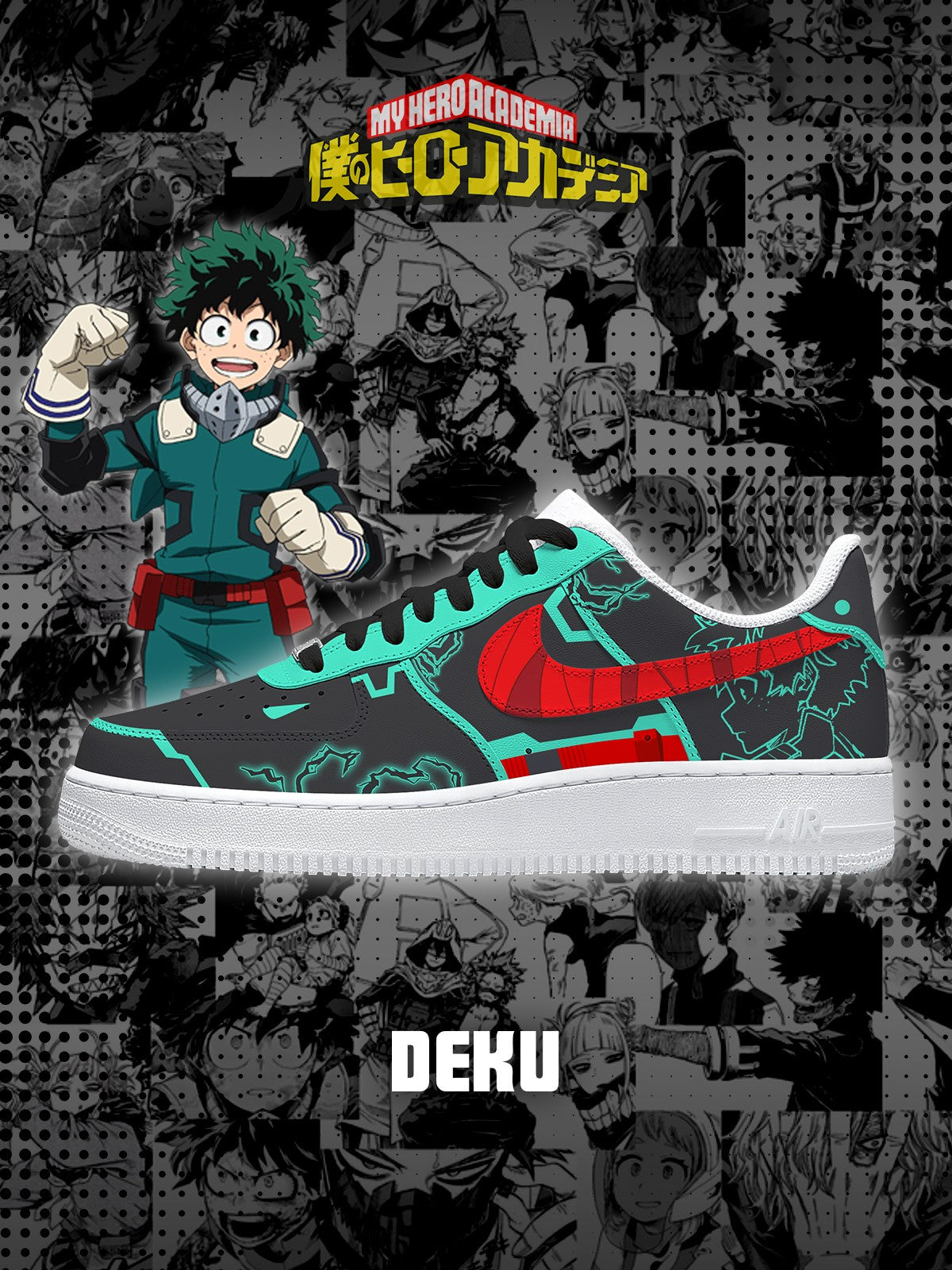 Deku Custom Sneakers Deku Custom Sneakers Sneakatelier