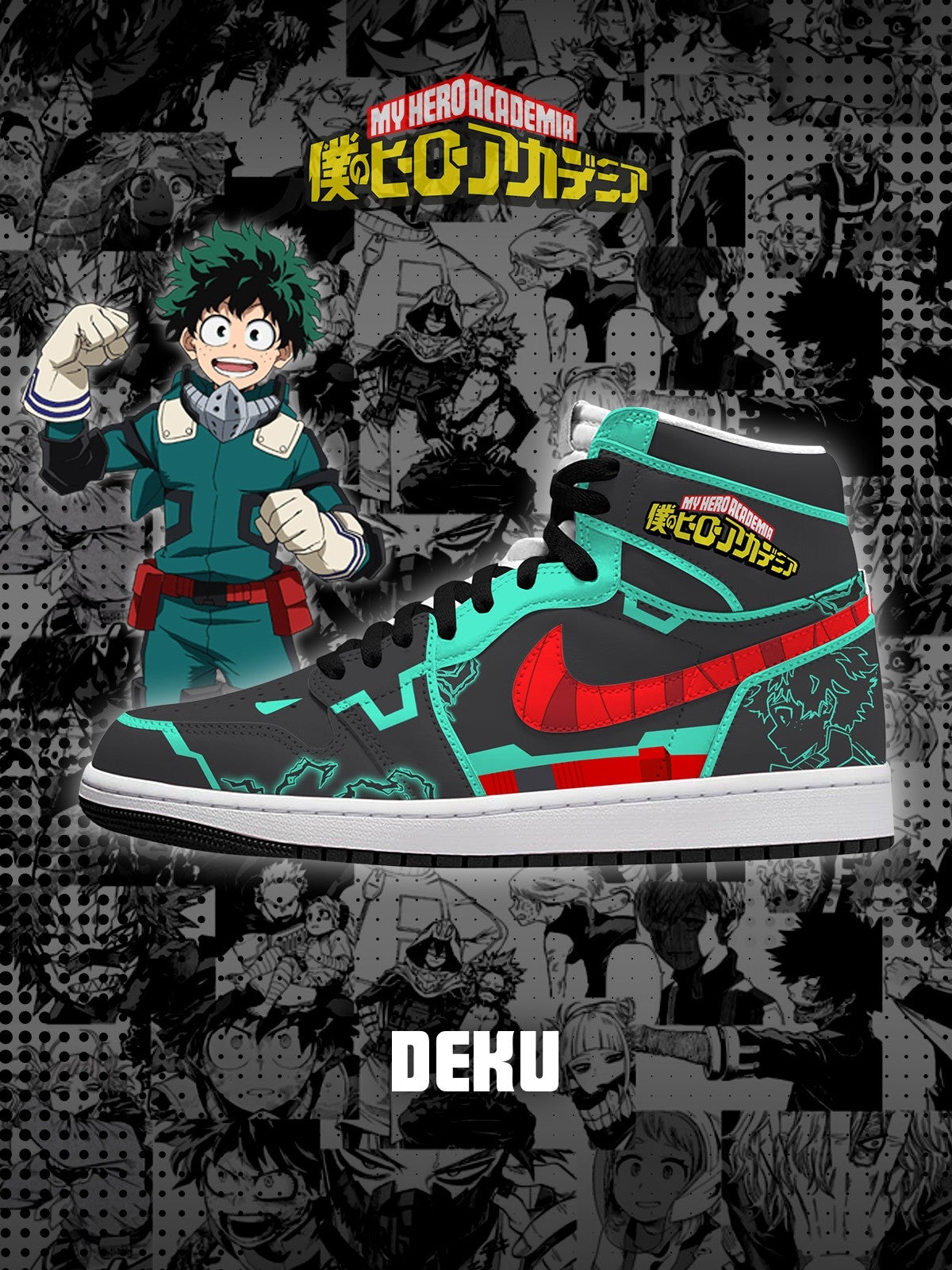 Deku V.1 Custom High-Top Sneakers Deku V.1 Custom High-Top Sneakers Sneakatelier