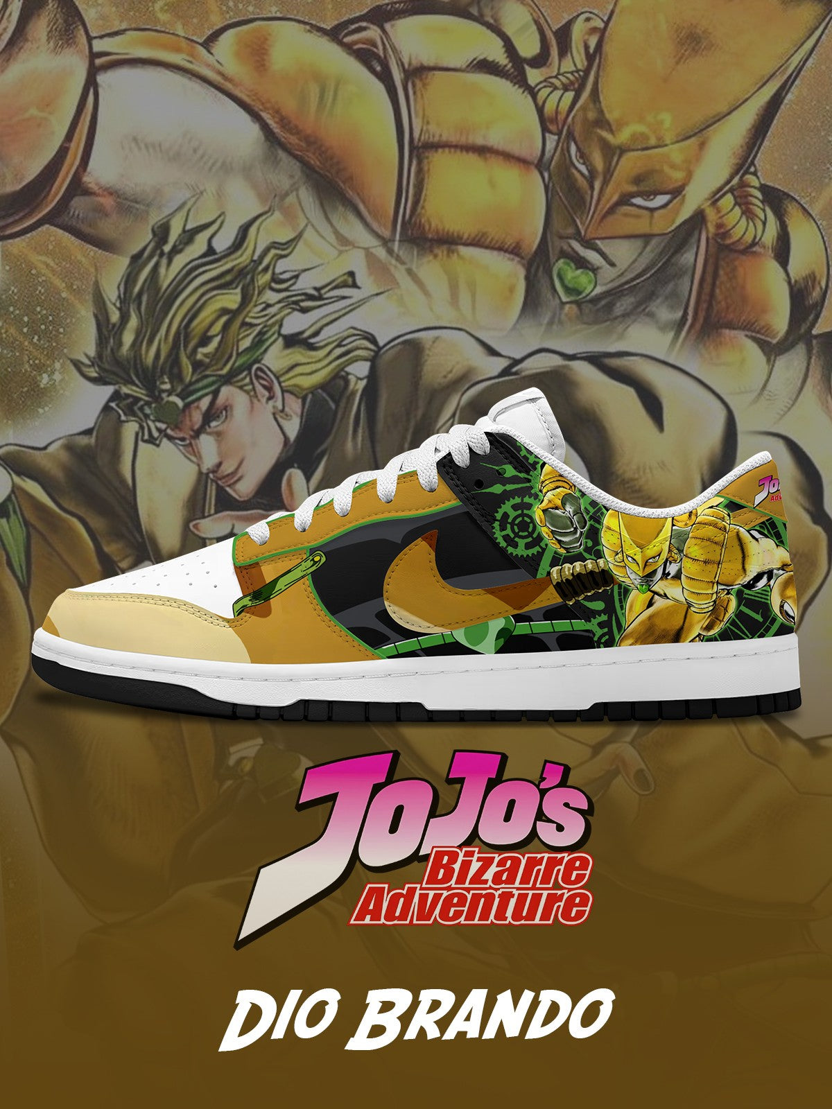 Dio Brando V.2 Custom Court-Low Sneakers Dio Brando V.2 Custom Court-Low Sneakers Sneakatelier