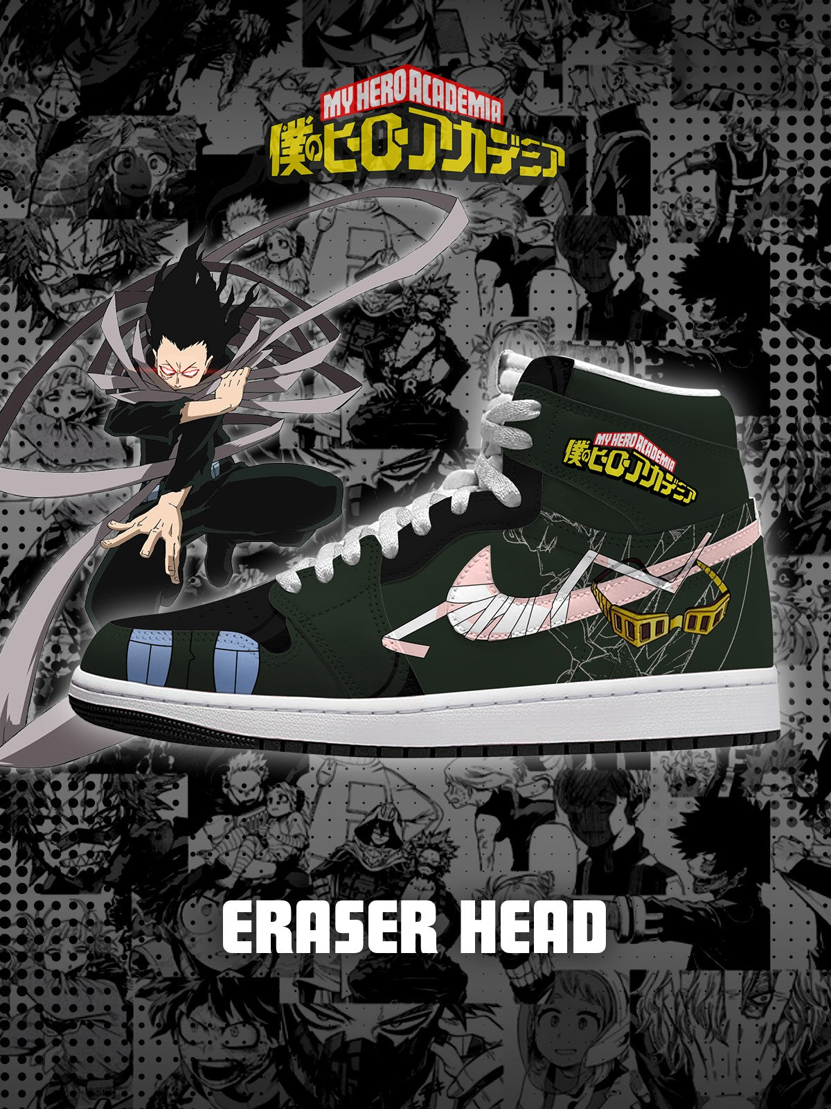 Eraser Head V.1 Custom High-Top Sneakers Eraser Head V.1 Custom High-Top Sneakers Sneakatelier