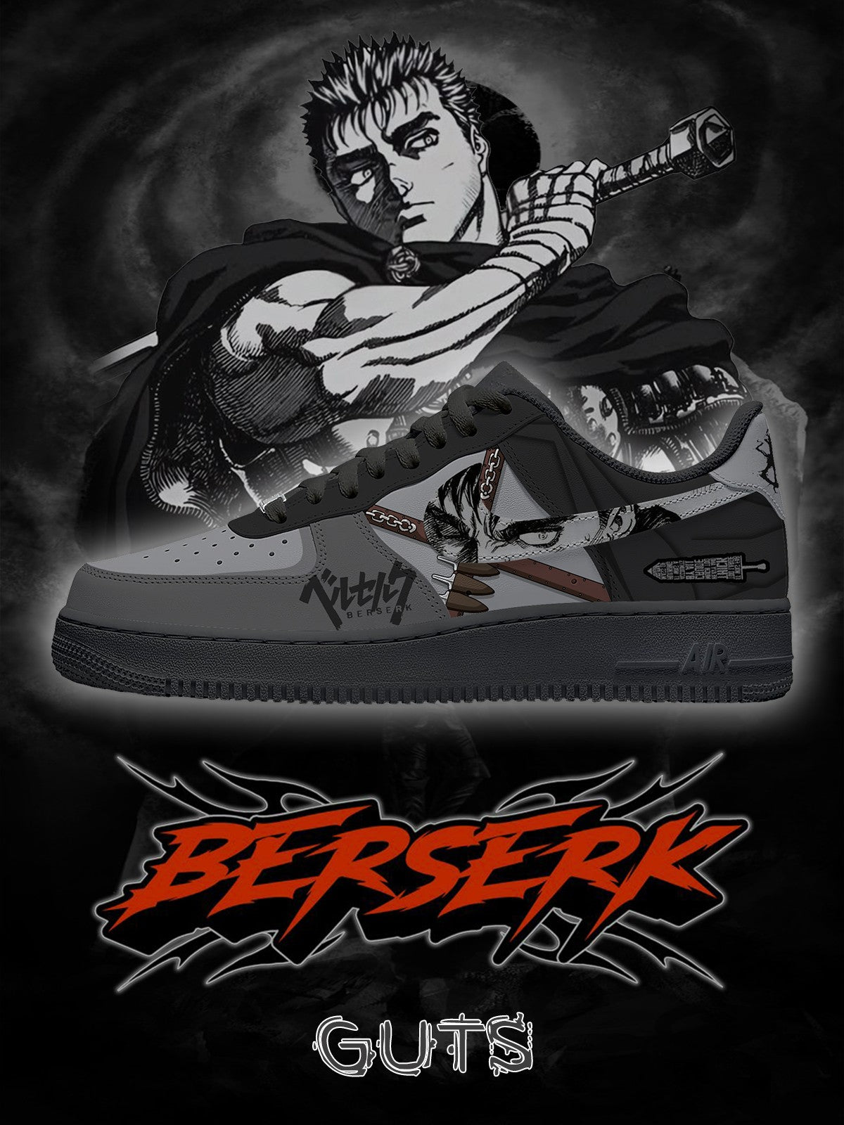 Guts V.2 Custom Sneakers Guts V.2 Custom Sneakers Sneakatelier
