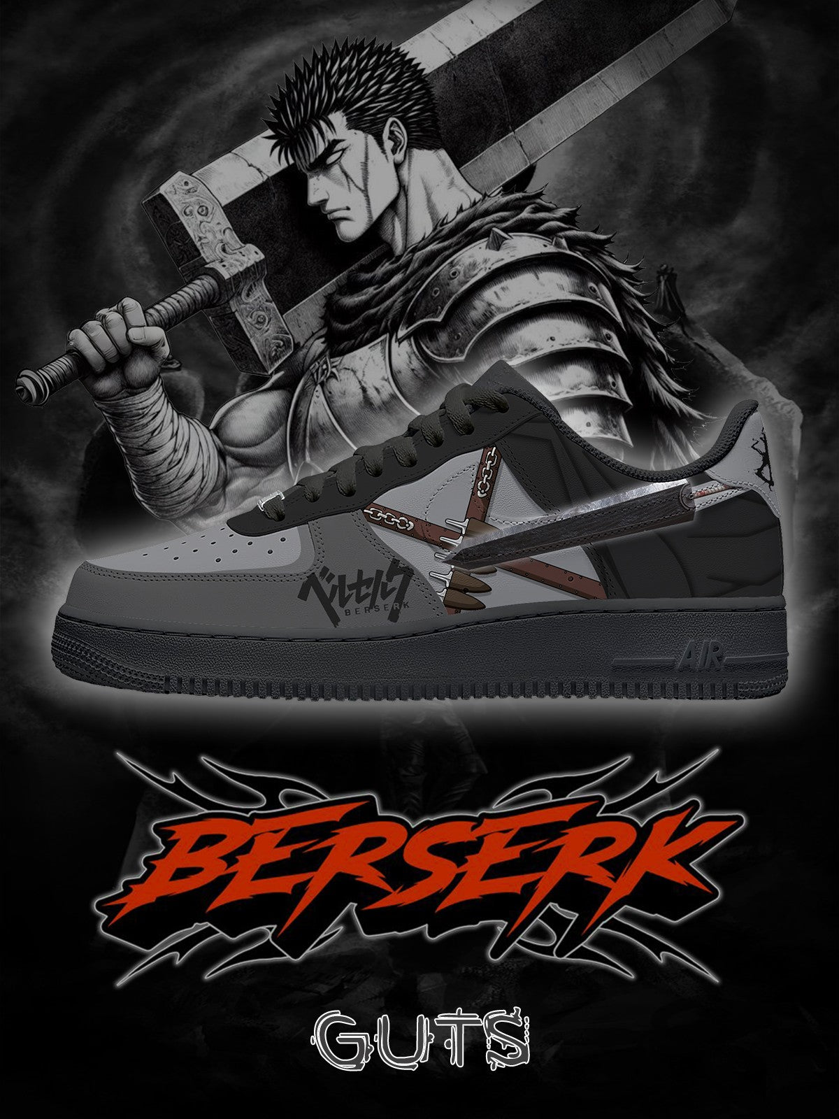 Guts V.3 Custom Sneakers Guts V.3 Custom Sneakers Sneakatelier