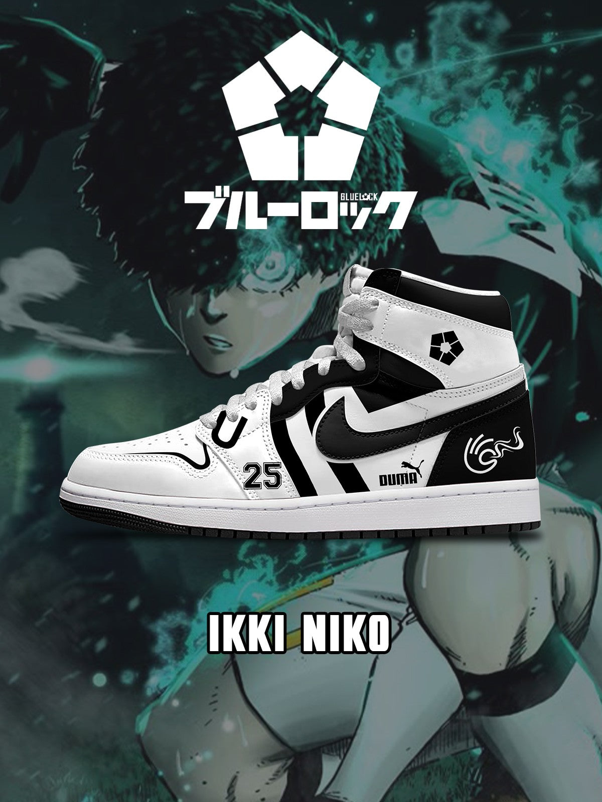 Ikki Niko V.2 Custom High-Top Sneakers Ikki Niko V.2 Custom High-Top Sneakers Sneakatelier