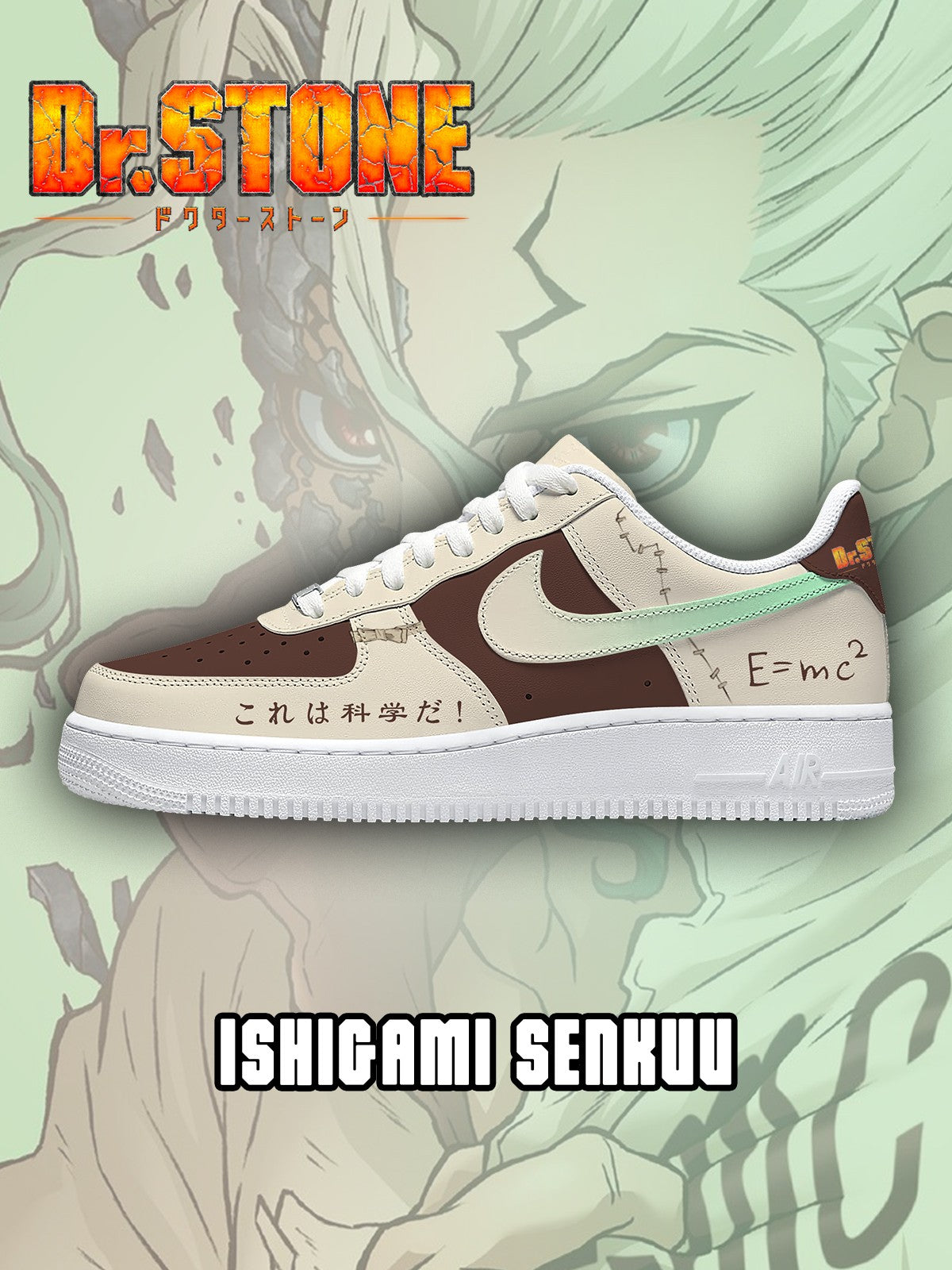 Ishigami Senkuu V.1 Custom Sneakers Ishigami Senkuu V.1 Custom Sneakers Sneakatelier