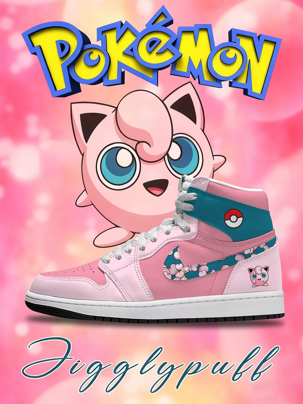 Jigglypuff V.1 Custom High-Top Sneakers Jigglypuff V.1 Custom High-Top Sneakers Sneakatelier