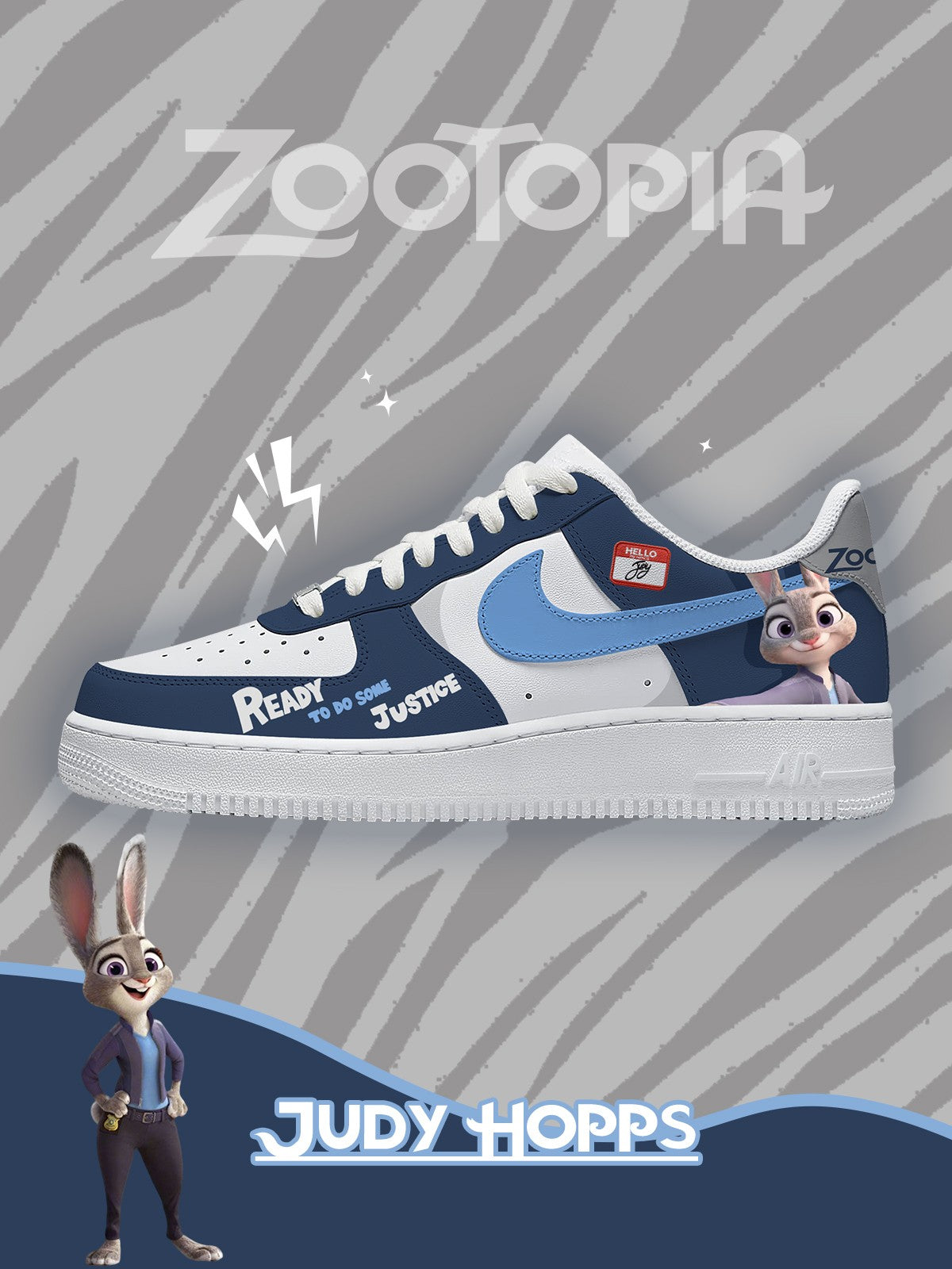 Judy Hopps V.1 Custom Sneakers Judy Hopps V.1 Custom Sneakers Sneakatelier