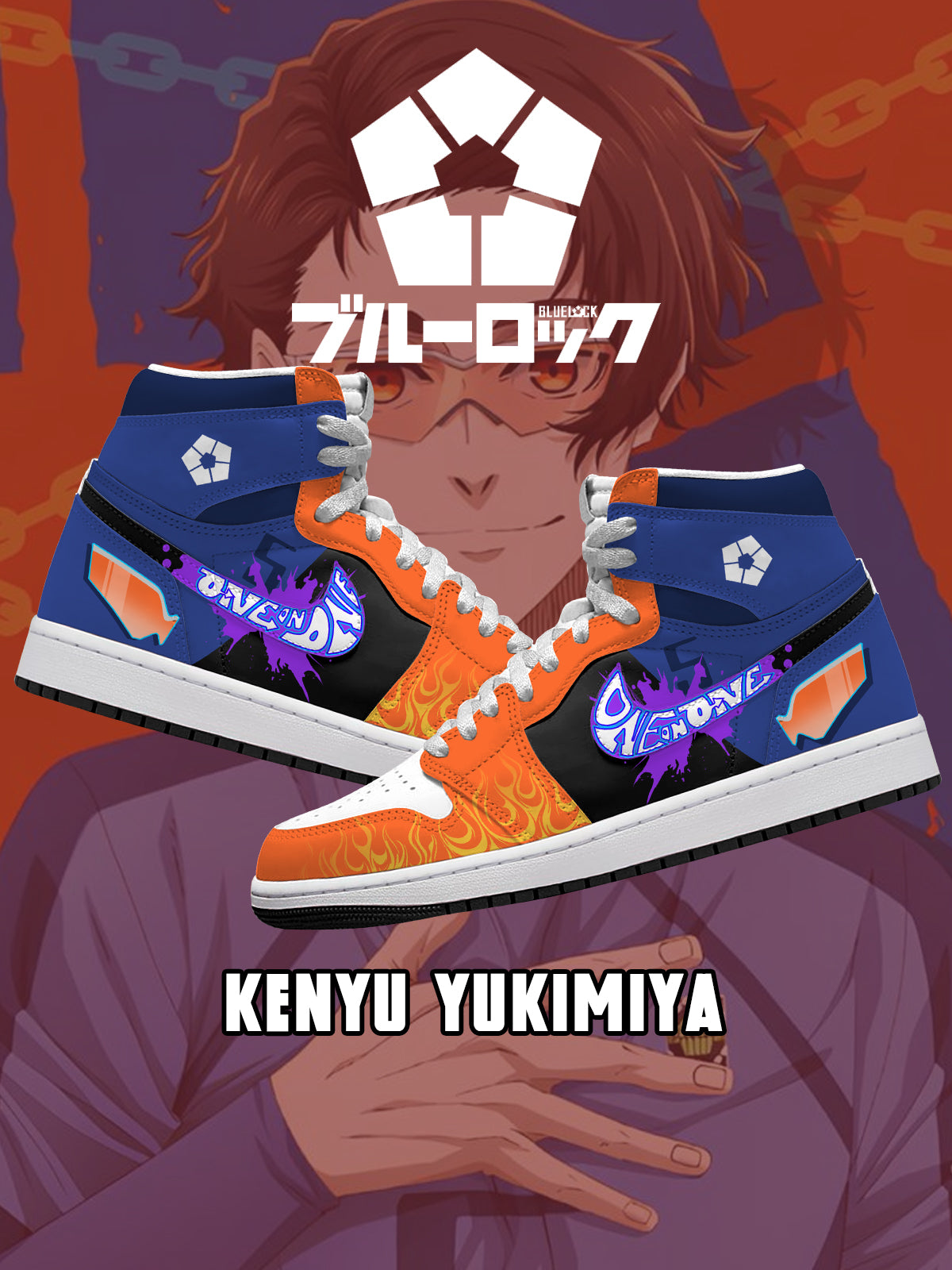 Kenyu Yukimiya V.6 Custom High-Top Sneakers Kenyu Yukimiya V.6 Custom High-Top Sneakers Sneakatelier