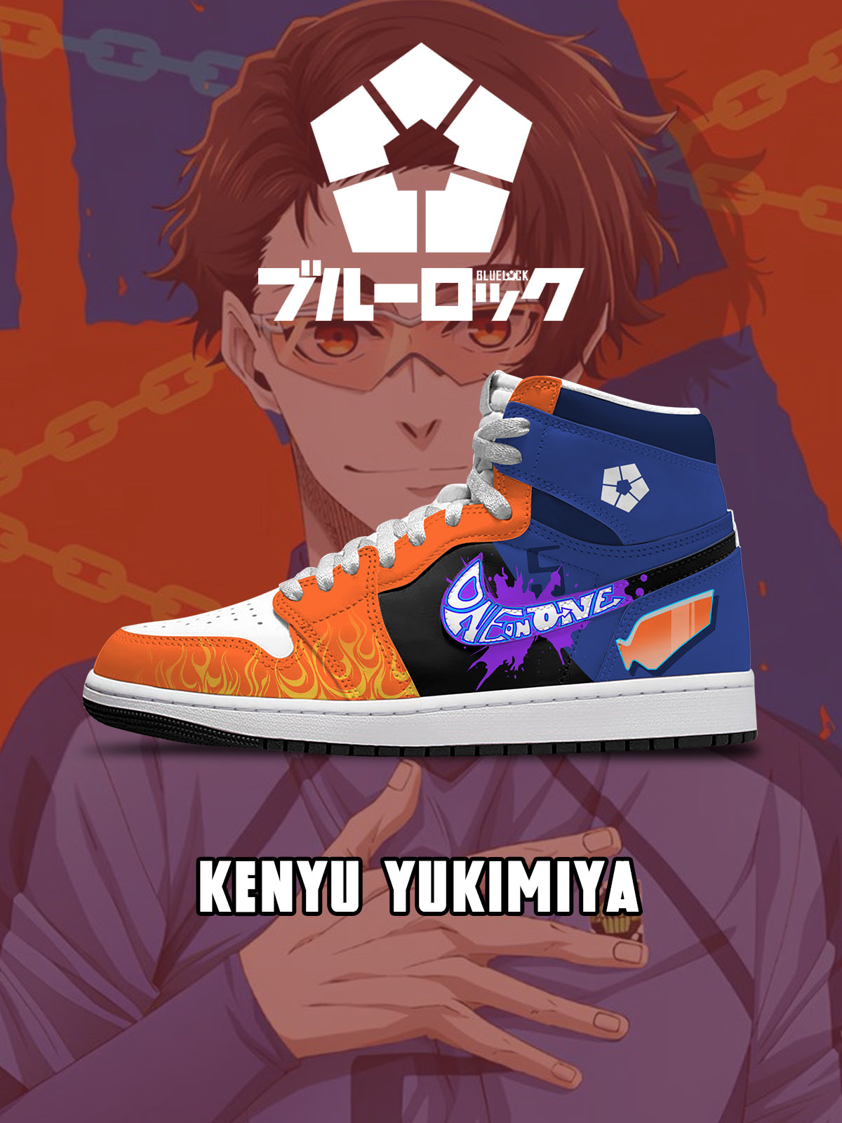 Kenyu Yukimiya V.6 Custom High-Top Sneakers Kenyu Yukimiya V.6 Custom High-Top Sneakers Sneakatelier