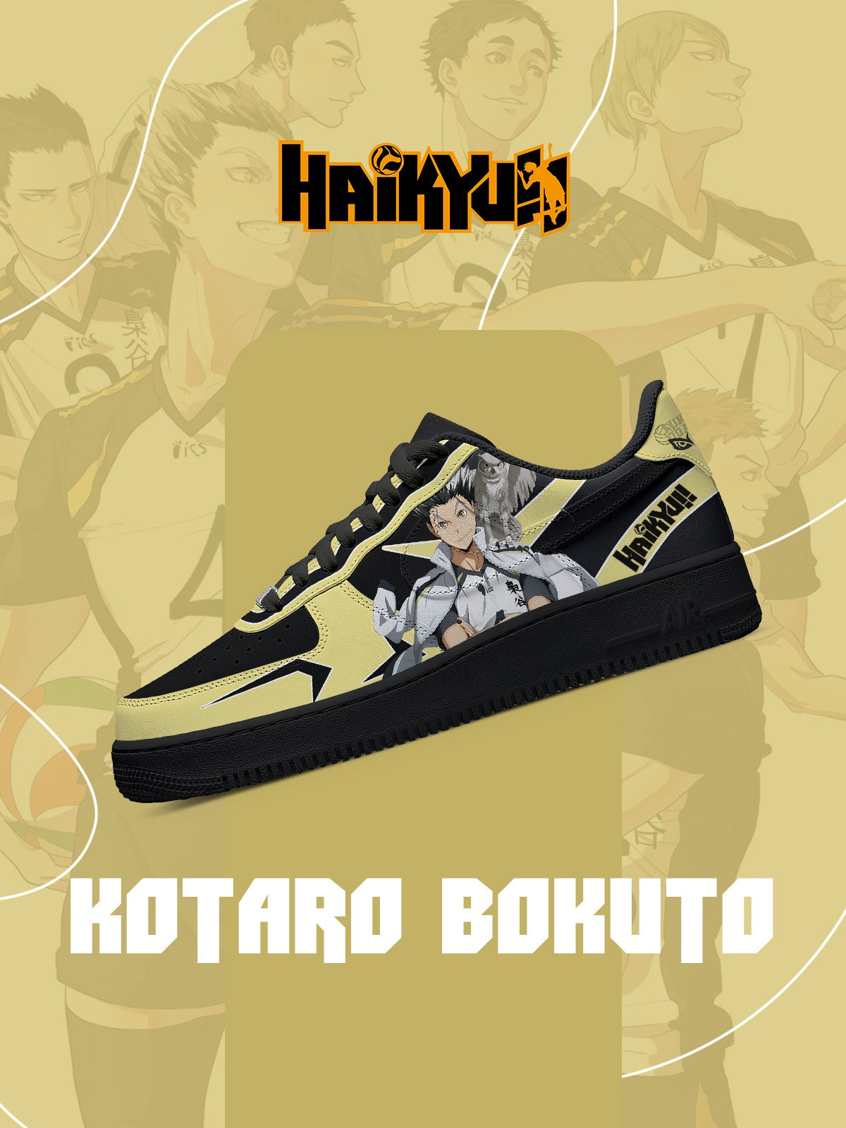 Kotaro Bokuto V.1 Custom Sneakers Kotaro Bokuto V.1 Custom Sneakers Sneakatelier