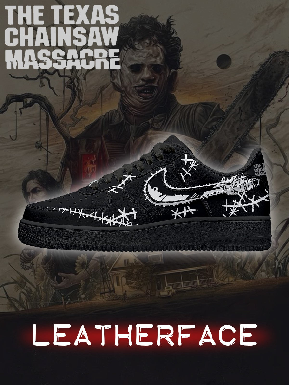 Leatherface V.3 Custom Sneakers Leatherface V.3 Custom Sneakers Sneakatelier
