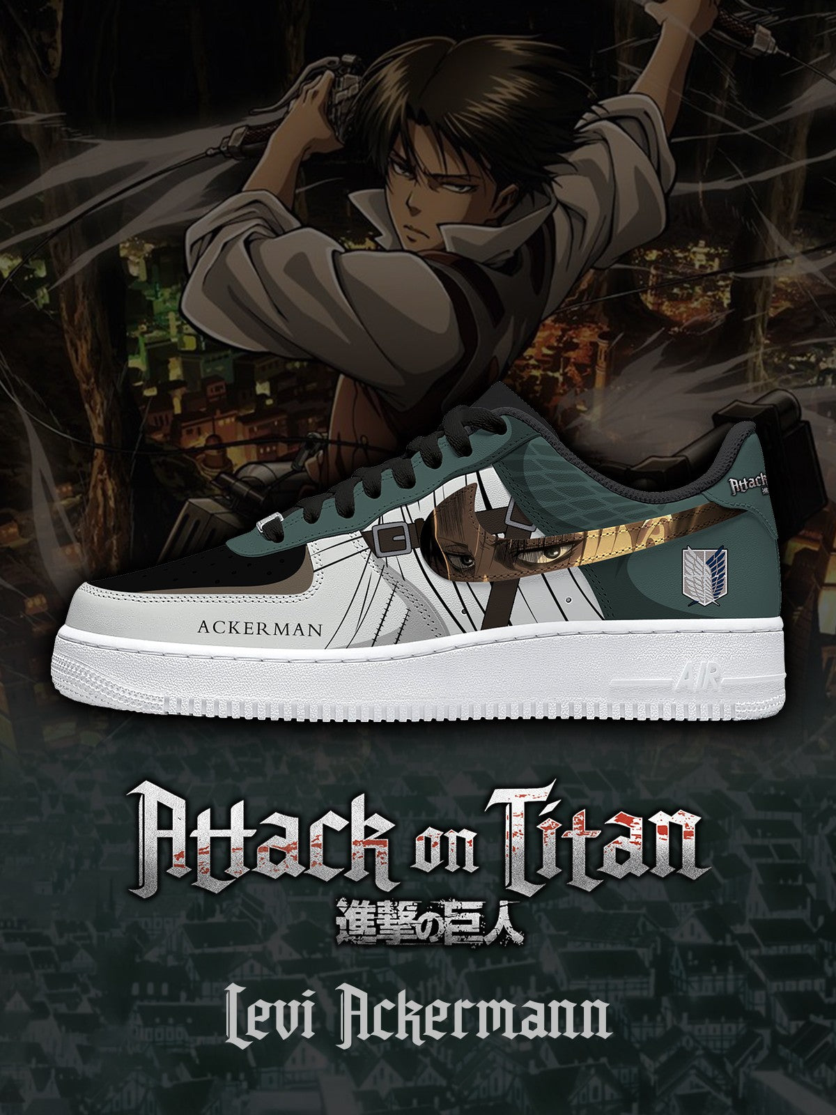 Levi Ackermann V.1 Custom Sneakers Levi Ackermann V.1 Custom Sneakers Sneakatelier