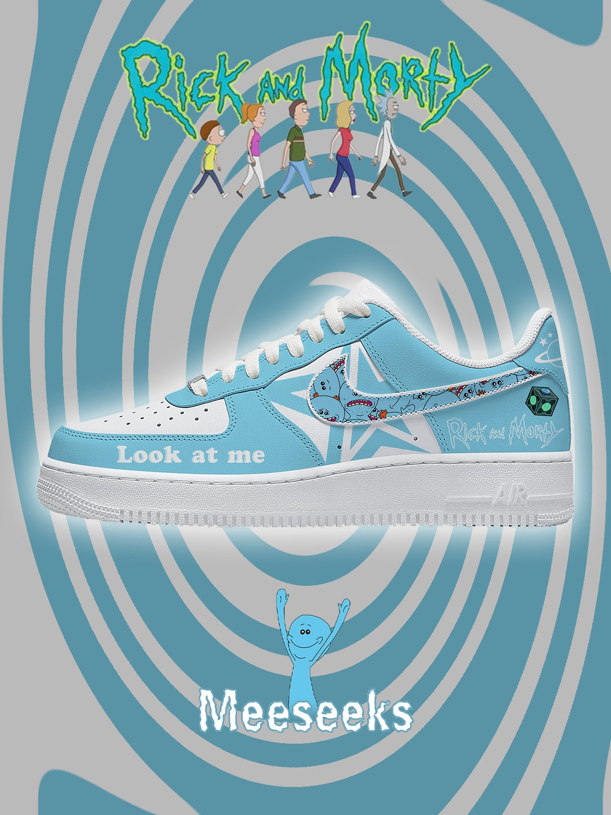 Meeseeks V.1 Custom Sneakers Meeseeks V.1 Custom Sneakers Sneakatelier
