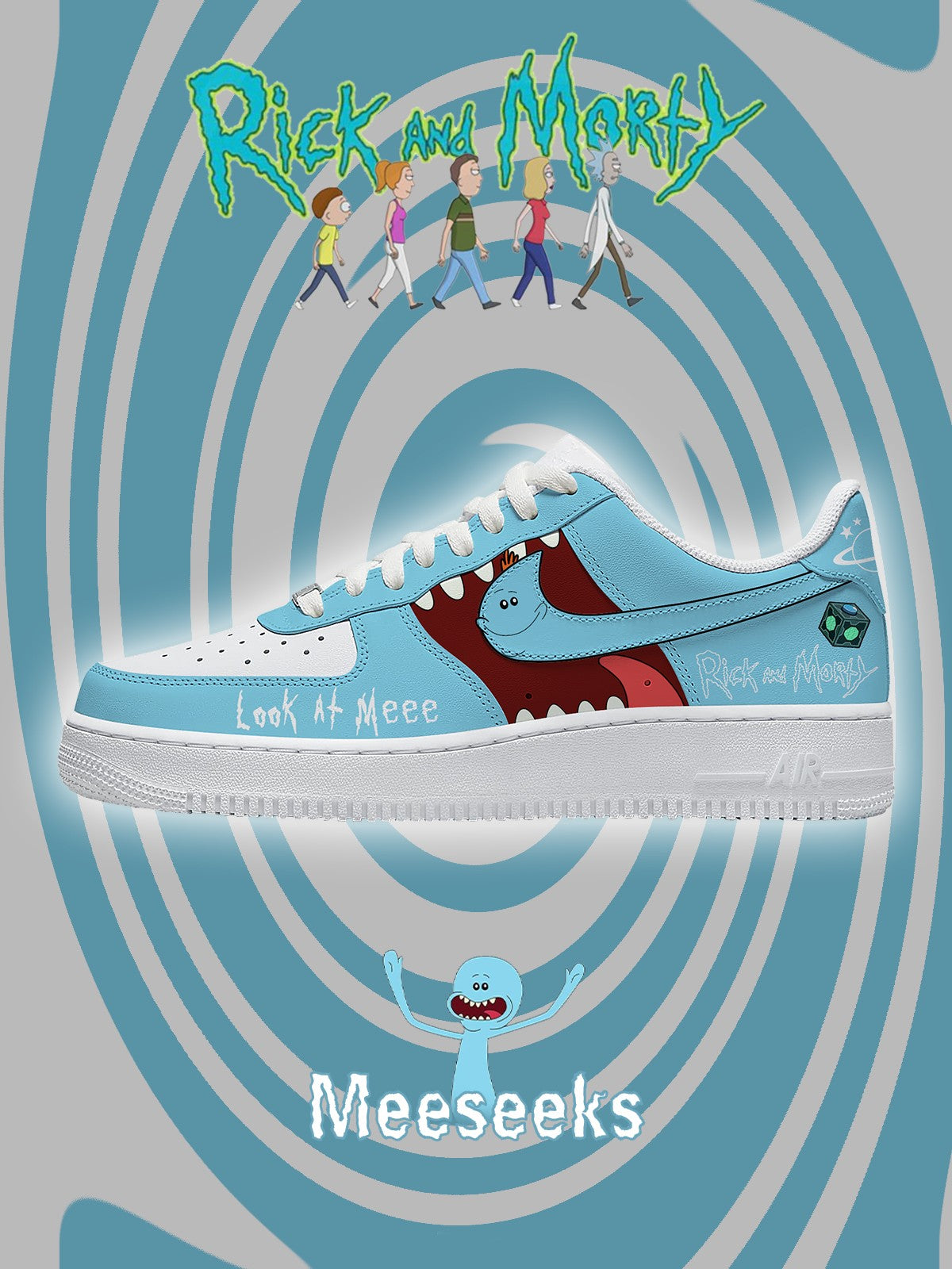 Meeseeks V.2 Custom Sneakers Meeseeks V.2 Custom Sneakers Sneakatelier