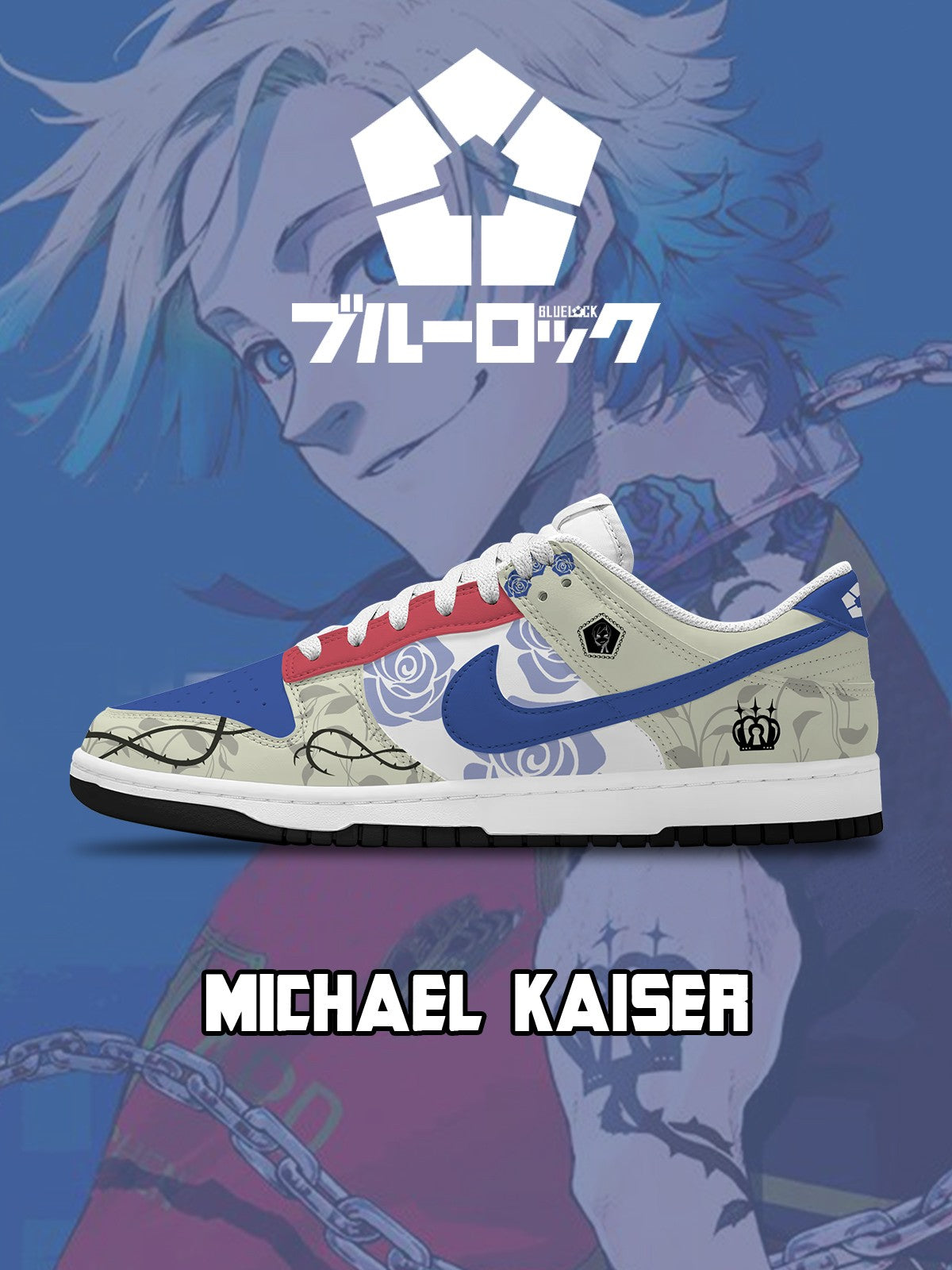 Michael Kaiser V.1 Custom Court-Low Sneakers Michael Kaiser V.1 Custom Court-Low Sneakers Sneakatelier