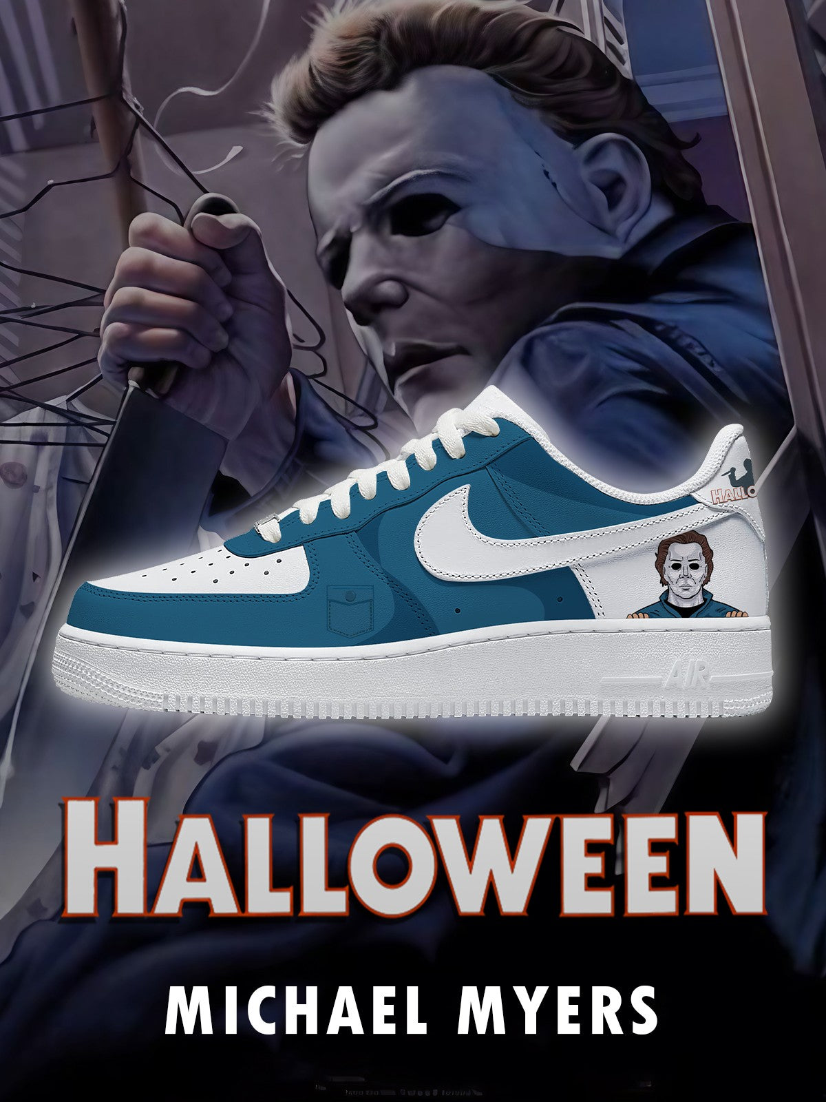 Michael Myers V.1 Custom Sneakers Michael Myers V.1 Custom Sneakers Sneakatelier