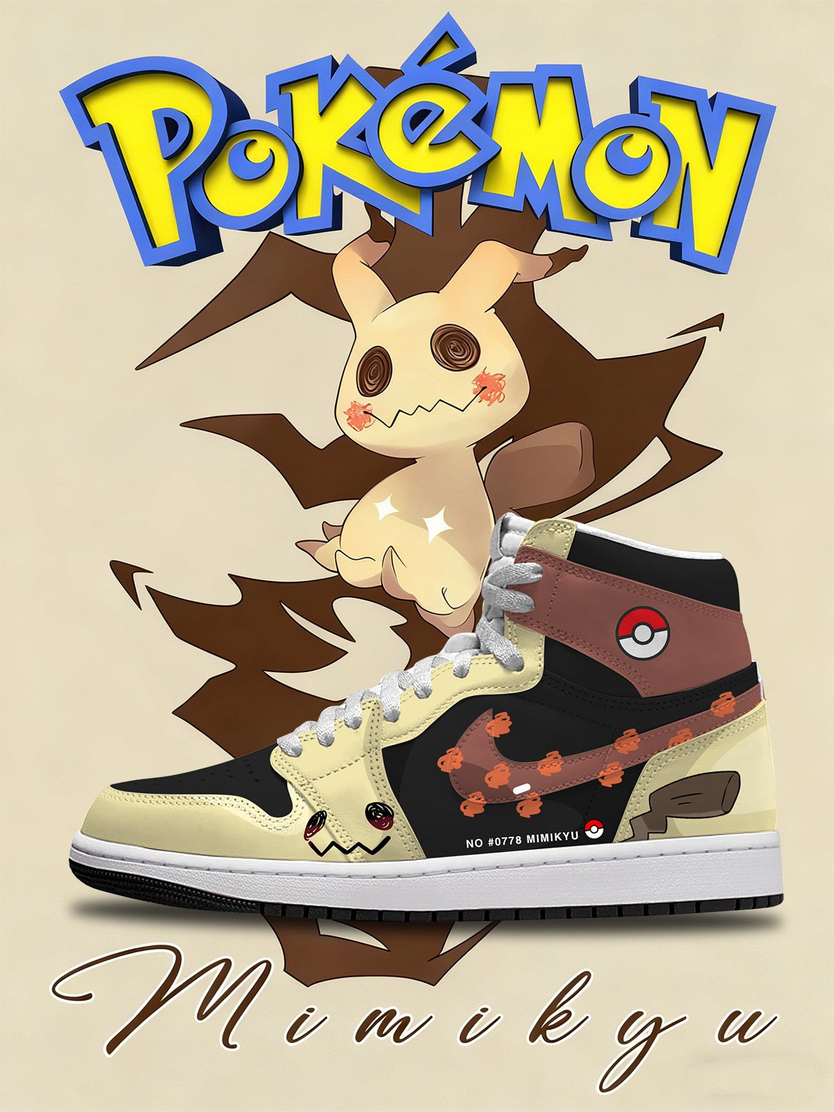 Mimikyu V.1 Custom High-Top Sneakers Mimikyu V.1 Custom High-Top Sneakers Sneakatelier