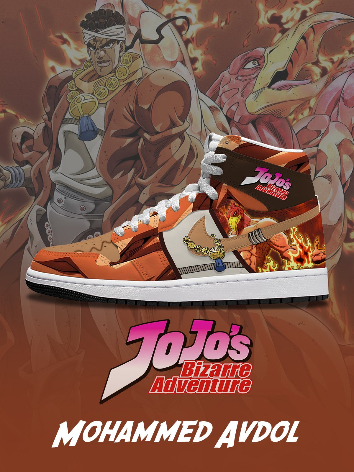 Mohammed Avdol V.2 Custom High-Top Sneakers Mohammed Avdol V.2 Custom High-Top Sneakers Sneakatelier