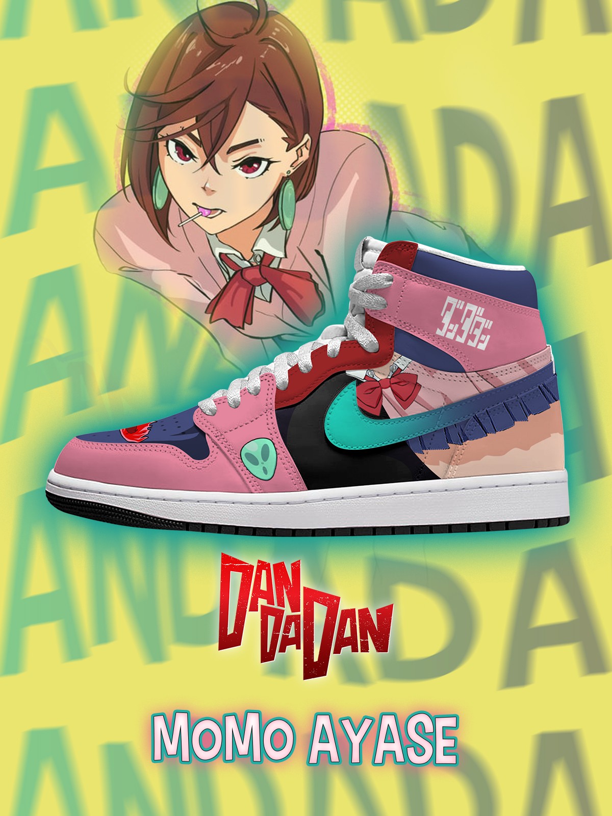 Momo Ayase V.1 Custom High-Top Sneakers Momo Ayase V.1 Custom High-Top Sneakers Sneakatelier