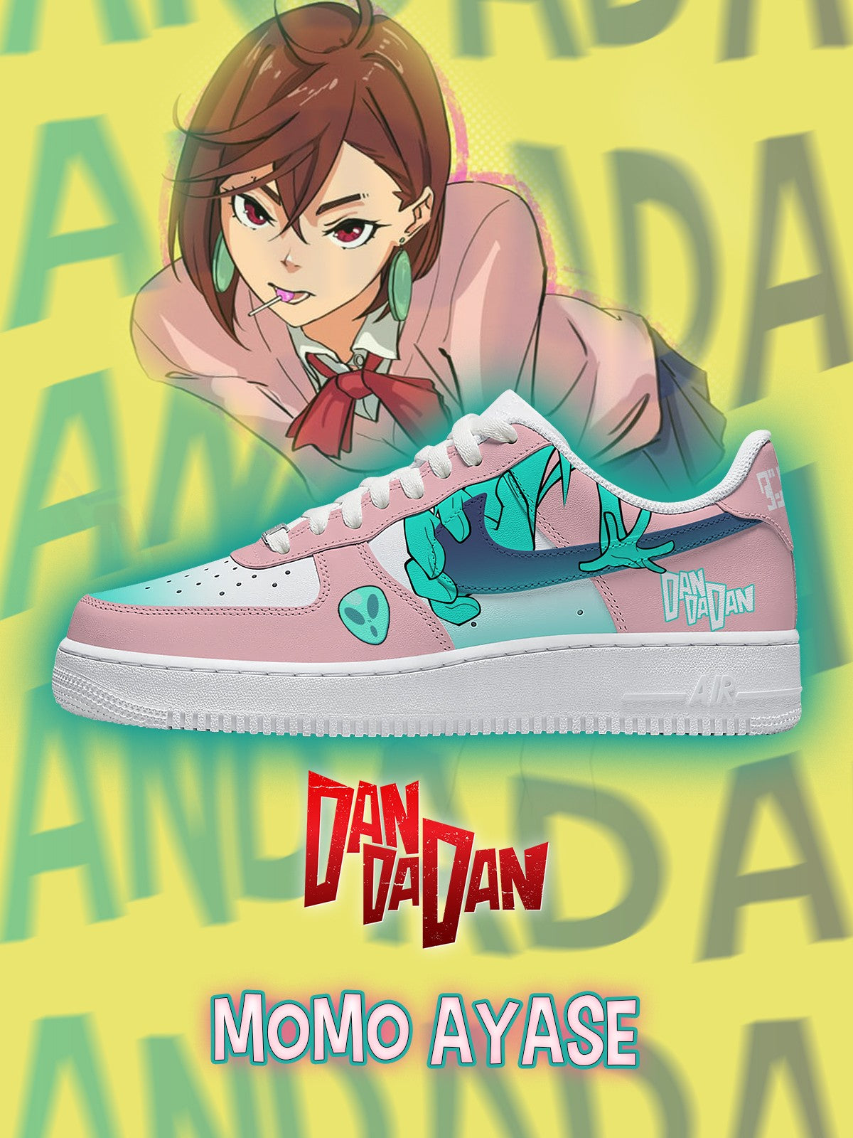 Momo Ayase V.3 Custom Sneakers Momo Ayase V.3 Custom Sneakers Sneakatelier