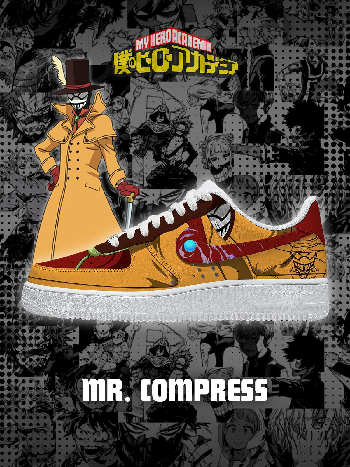Mr. Compress Custom Sneakers Mr. Compress Custom Sneakers Sneakatelier