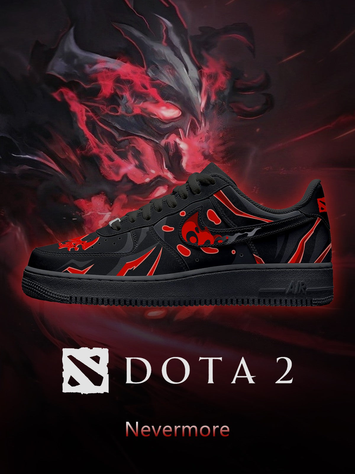 Nevermore V.1 Custom Sneakers Nevermore V.1 Custom Sneakers Sneakatelier