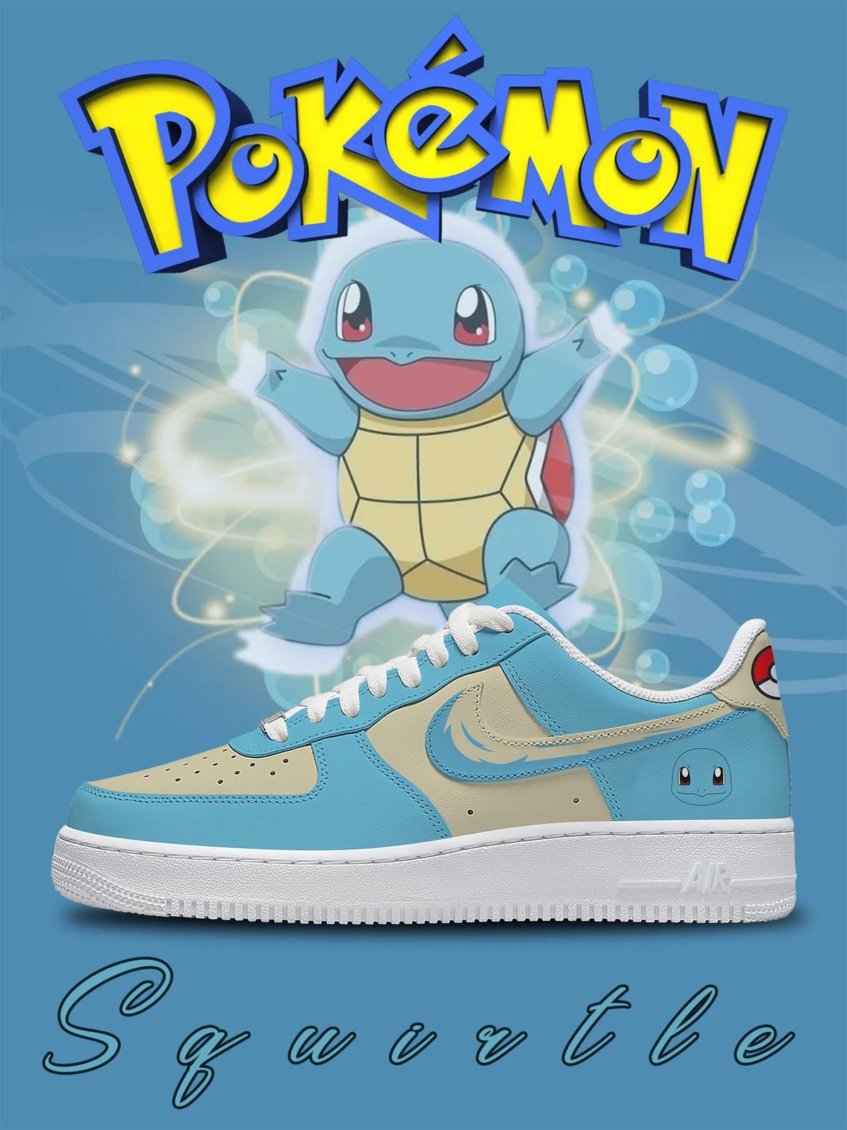 No.0007 Squirtle Custom Sneakers No.0007 Squirtle Custom Sneakers Sneakatelier