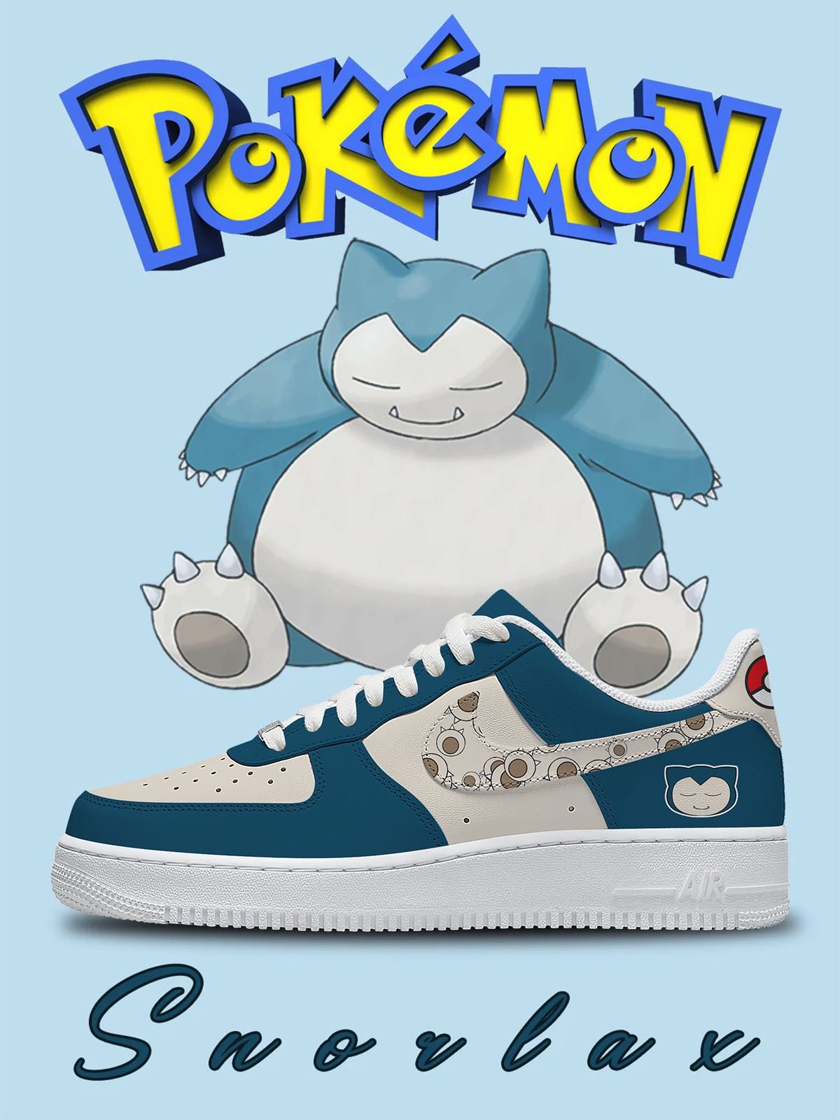No.0143 Snorlax Custom Sneakers No.0143 Snorlax Custom Sneakers Sneakatelier