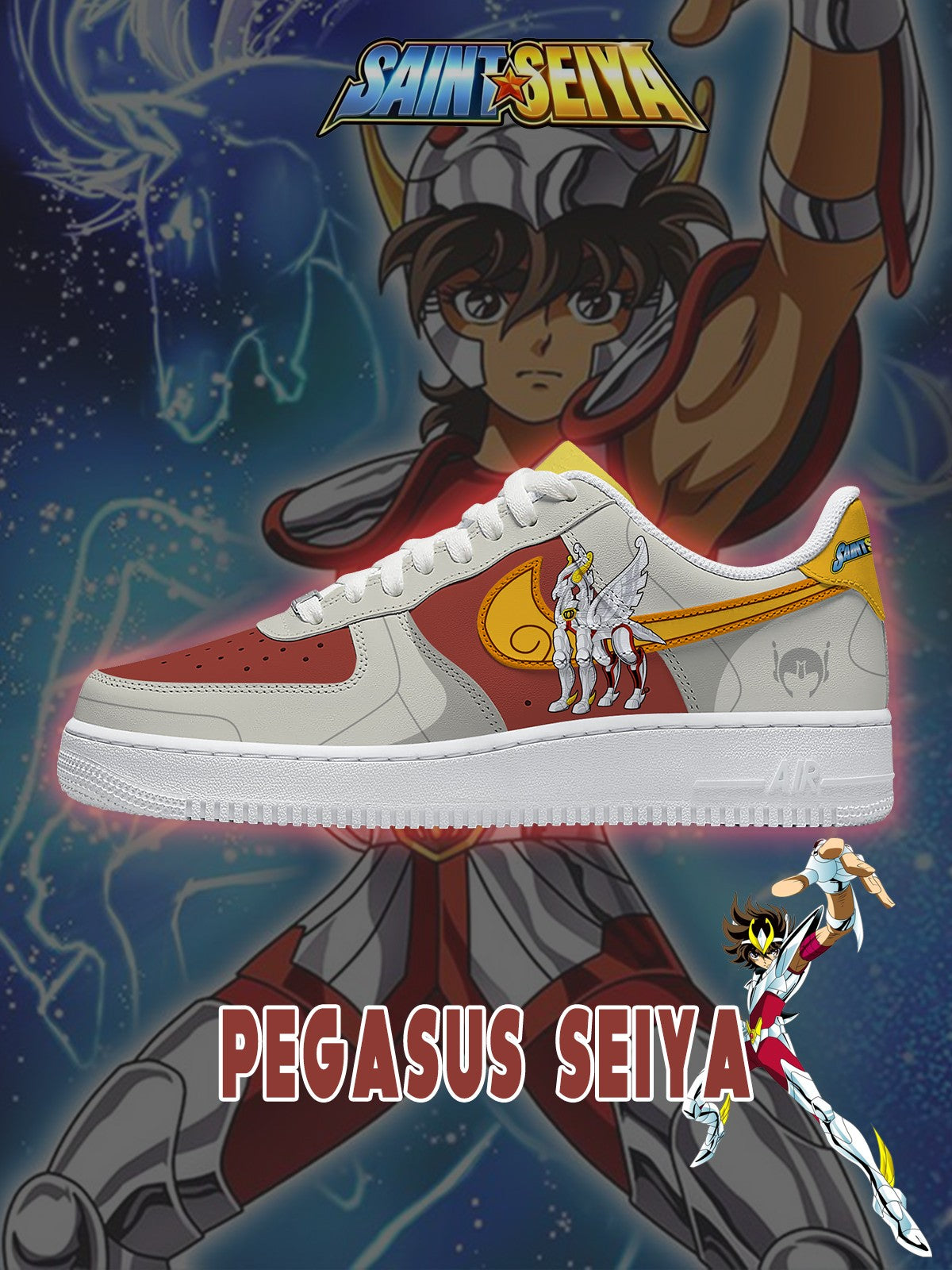 Pegasus Seiya V.1 Custom Sneakers Pegasus Seiya V.1 Custom Sneakers Sneakatelier