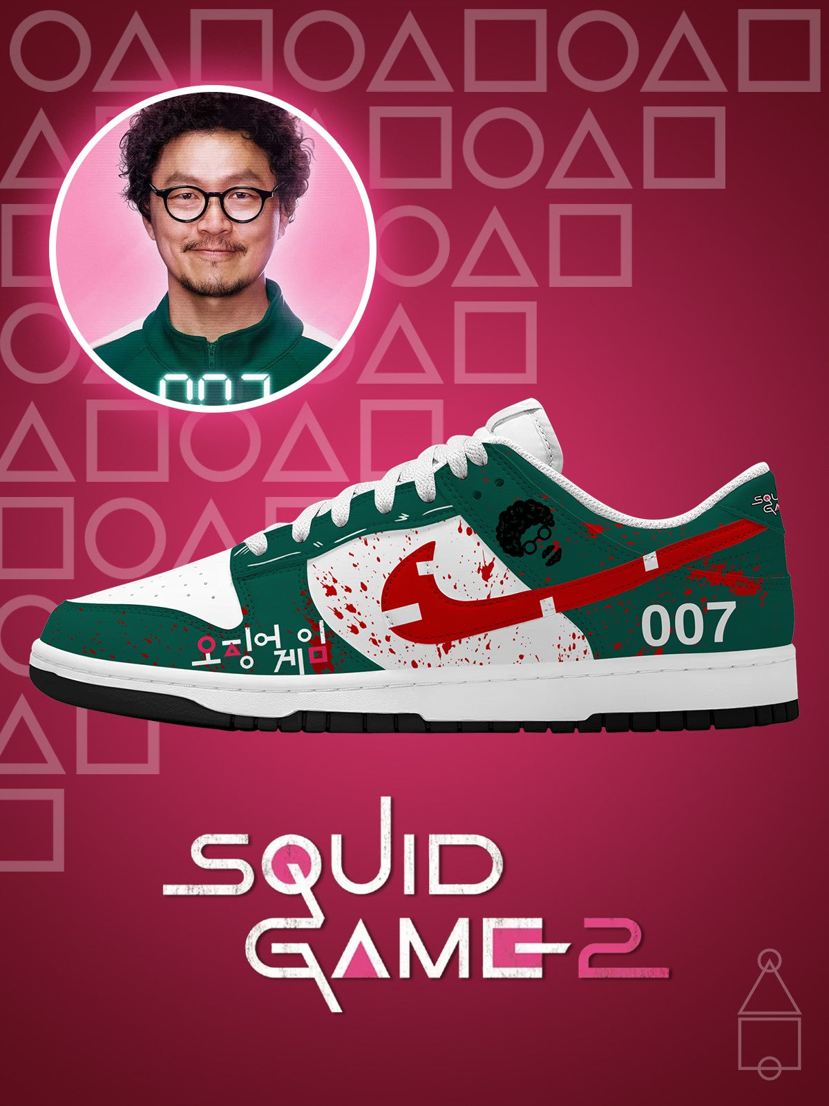 Player 007 V.1 Custom Court-Low Sneakers Player 007 V.1 Custom Court-Low Sneakers Sneakatelier