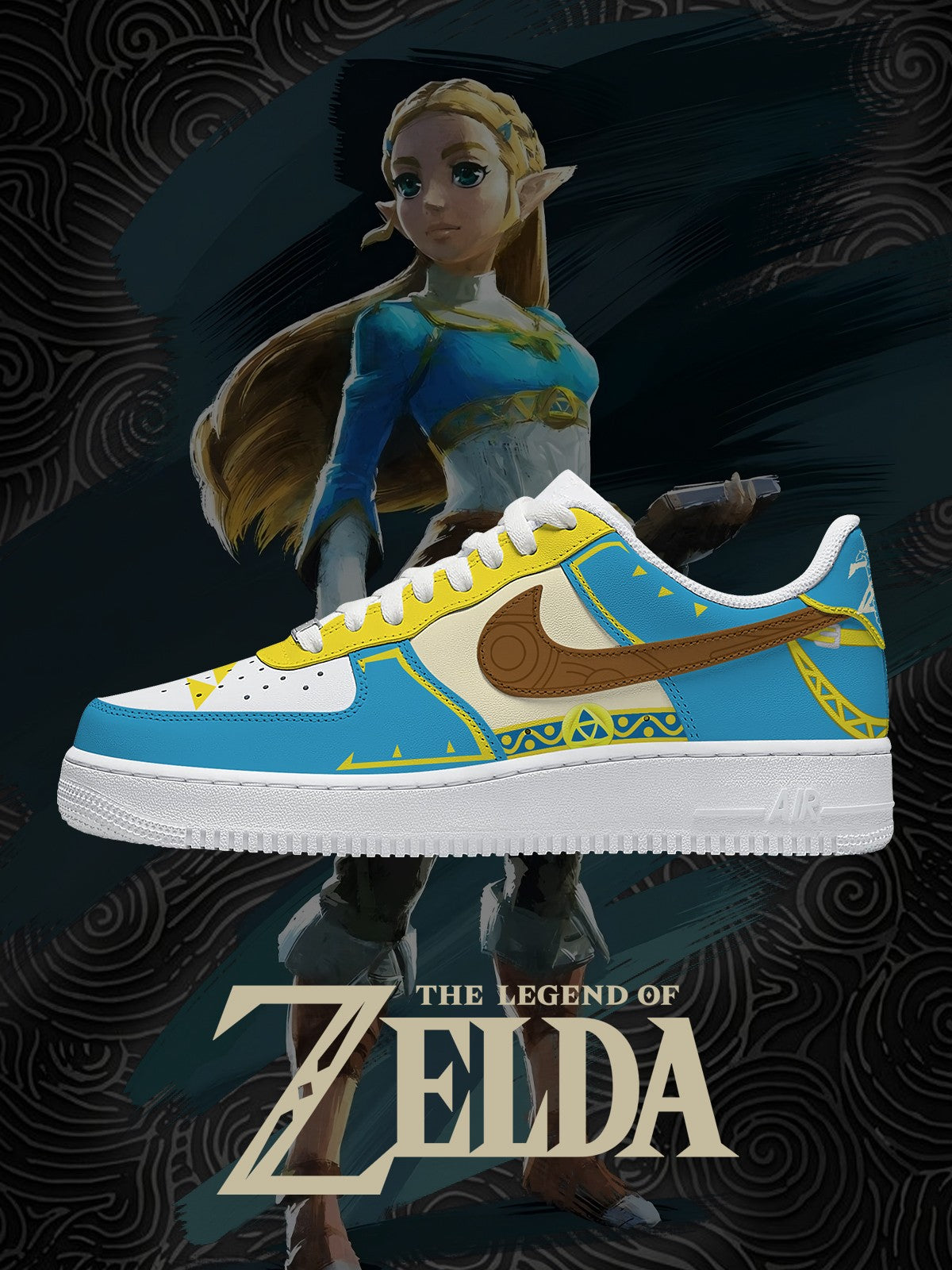 Princess Zelda V.1 Custom Sneakers Princess Zelda V.1 Custom Sneakers Sneakatelier