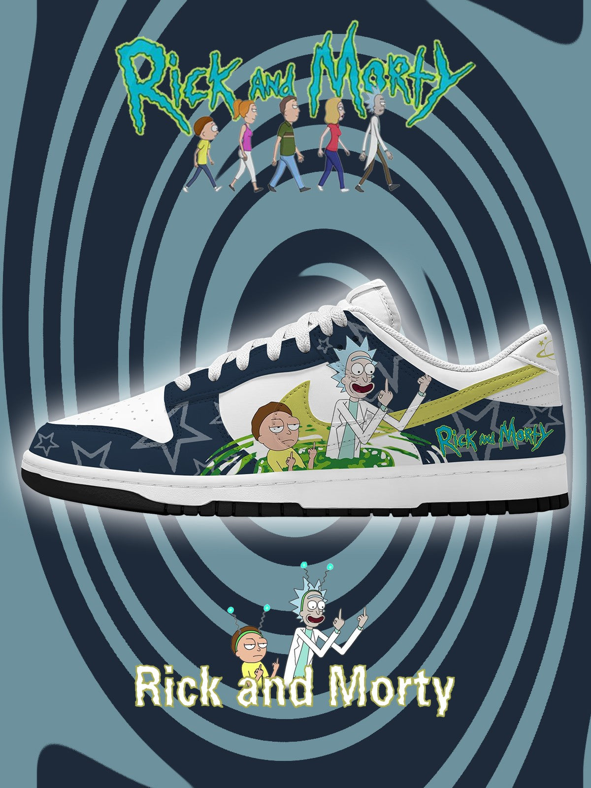 R and M V.2 Custom Court-Low Sneakers R and M V.2 Custom Court-Low Sneakers Sneakatelier
