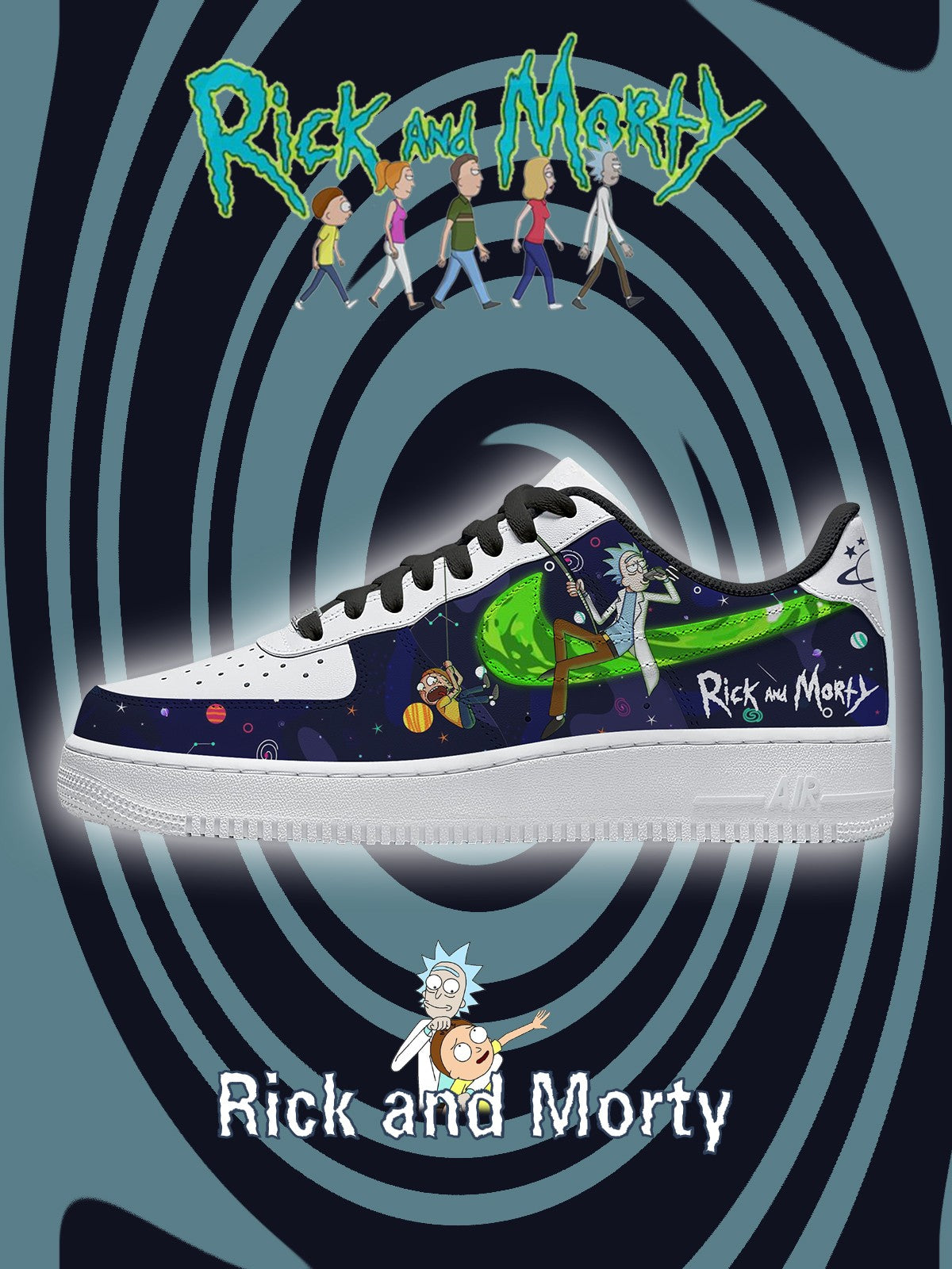 R and M V.3 Custom Sneakers R and M V.3 Custom Sneakers Sneakatelier