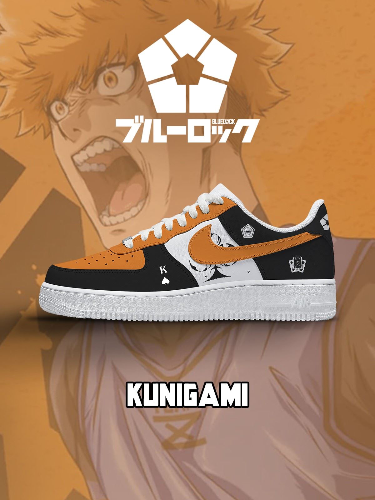 Rensuke Kunigami No.1 Custom Sneakers Rensuke Kunigami No.1 Custom Sneakers Sneakatelier