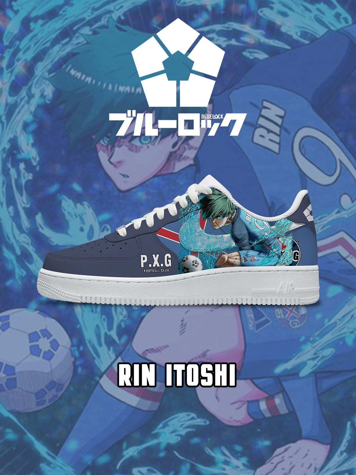 Rin Itoshi V.4 Custom Sneakers Rin Itoshi V.4 Custom Sneakers Sneakatelier