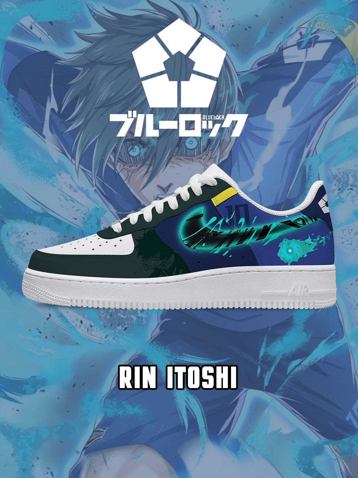 Rin Itoshi V.6 Custom Sneakers Rin Itoshi V.6 Custom Sneakers Sneakatelier