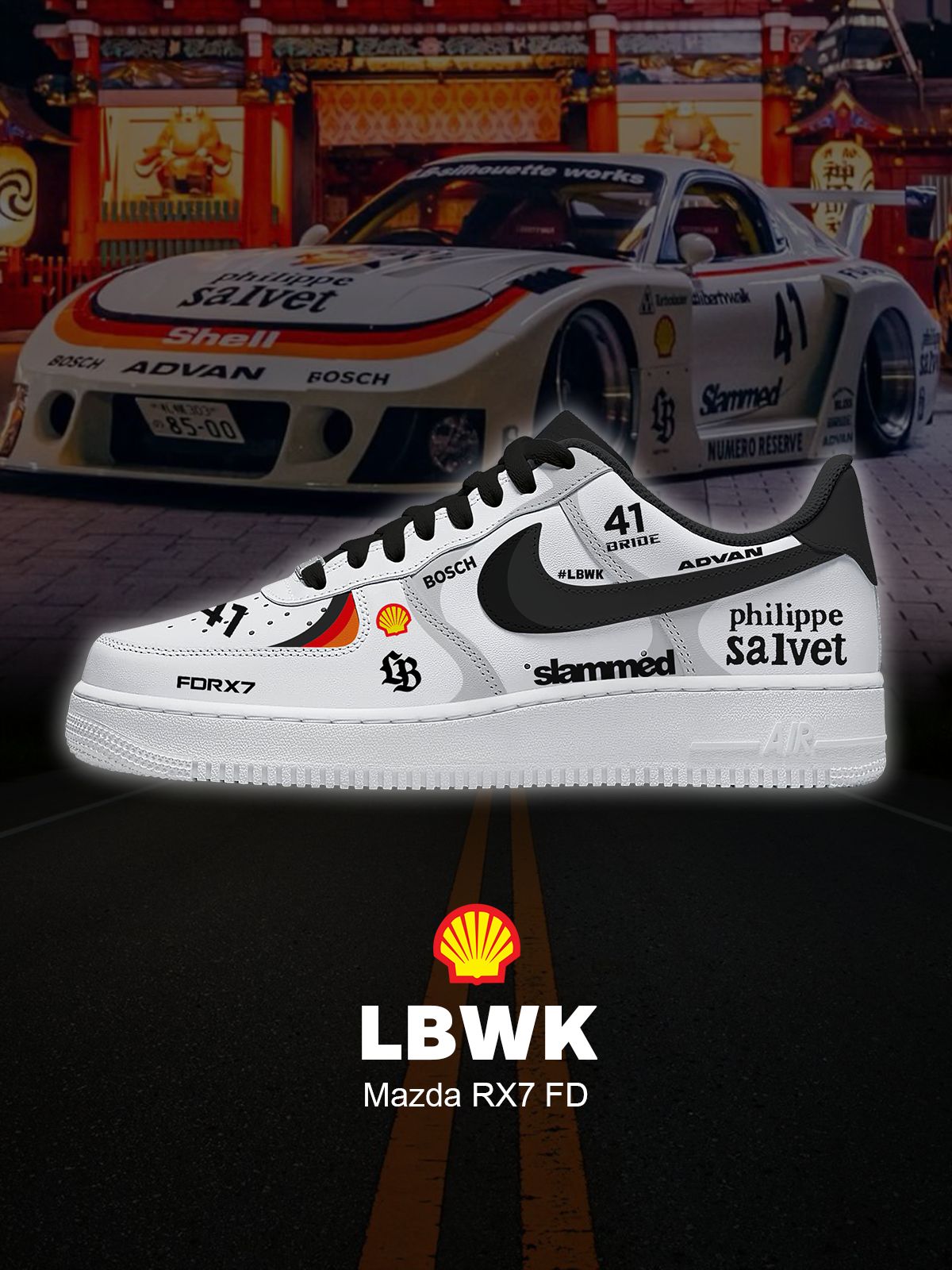 RX7 FD Custom Sneakers RX7 FD Custom Sneakers Sneakatelier
