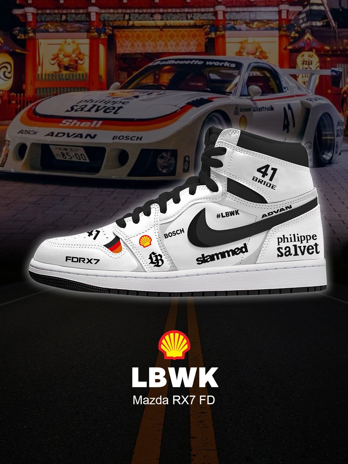 RX7 FD V.1 Custom High-Top Sneakers RX7 FD V.1 Custom High-Top Sneakers Sneakatelier