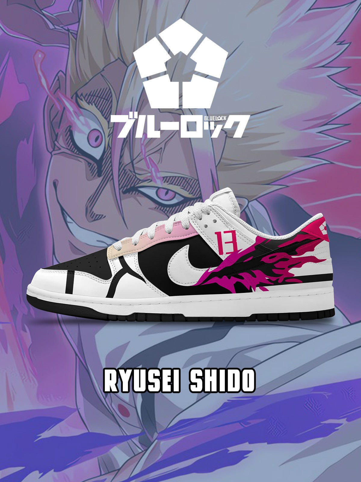 Ryusei Shido V.6 Custom Court-Low Sneakers Ryusei Shido V.6 Custom Court-Low Sneakers Sneakatelier